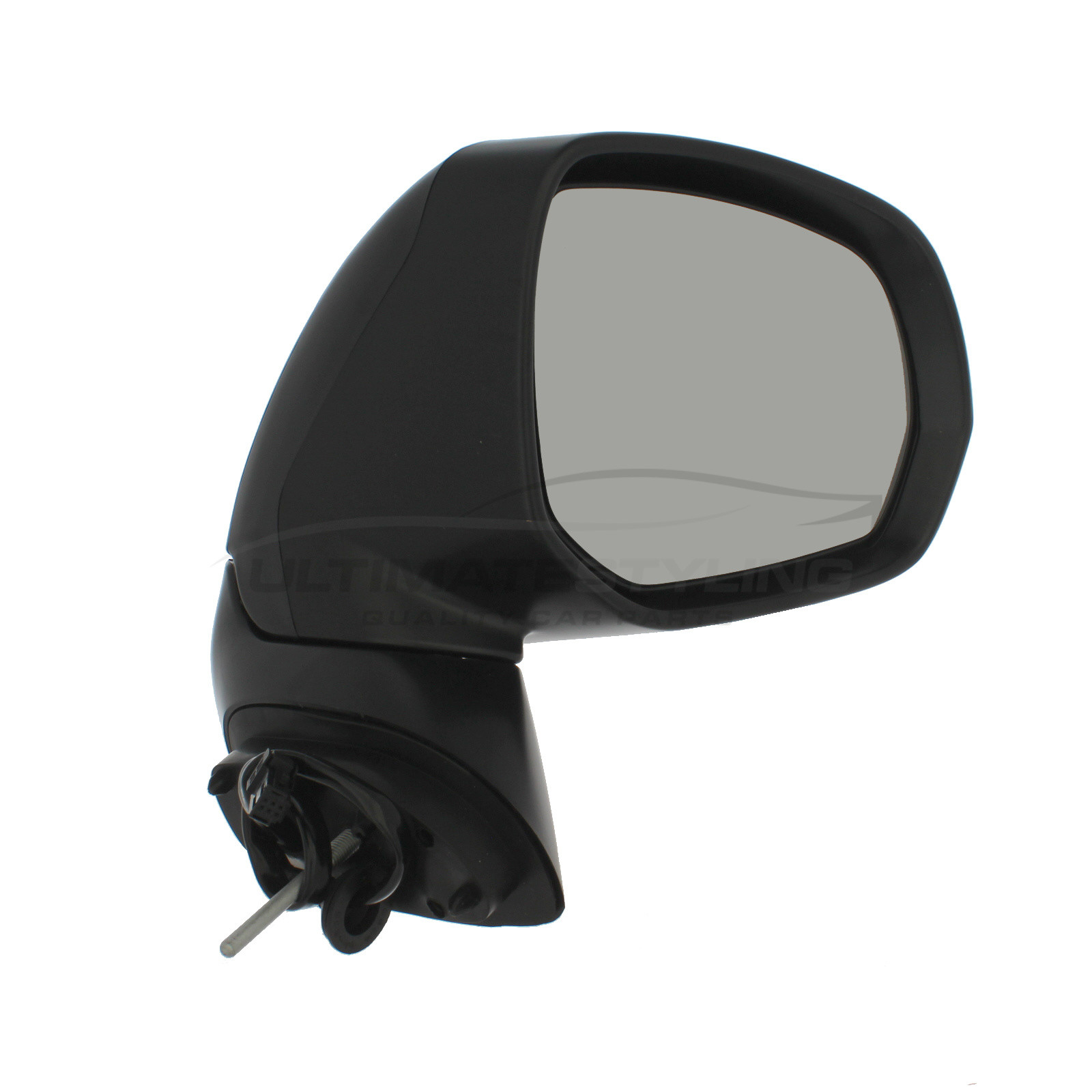 Citroen C3 Picasso Wing Mirror / Door Mirror - Drivers Side (RH) - Electric adjustment - Non-Heated Glass - Temperature Sensor - Black