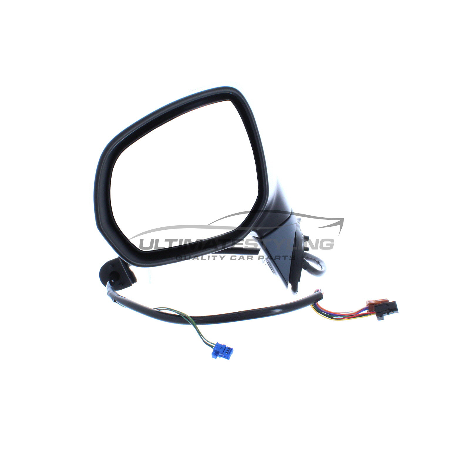 Citroen C4 Grand Picasso / C4 Picasso Wing Mirror / Door Mirror - Passenger Side (LH) - Electric adjustment - Heated Glass - Power Folding - Indicator - Puddle Light - Paintable - Black