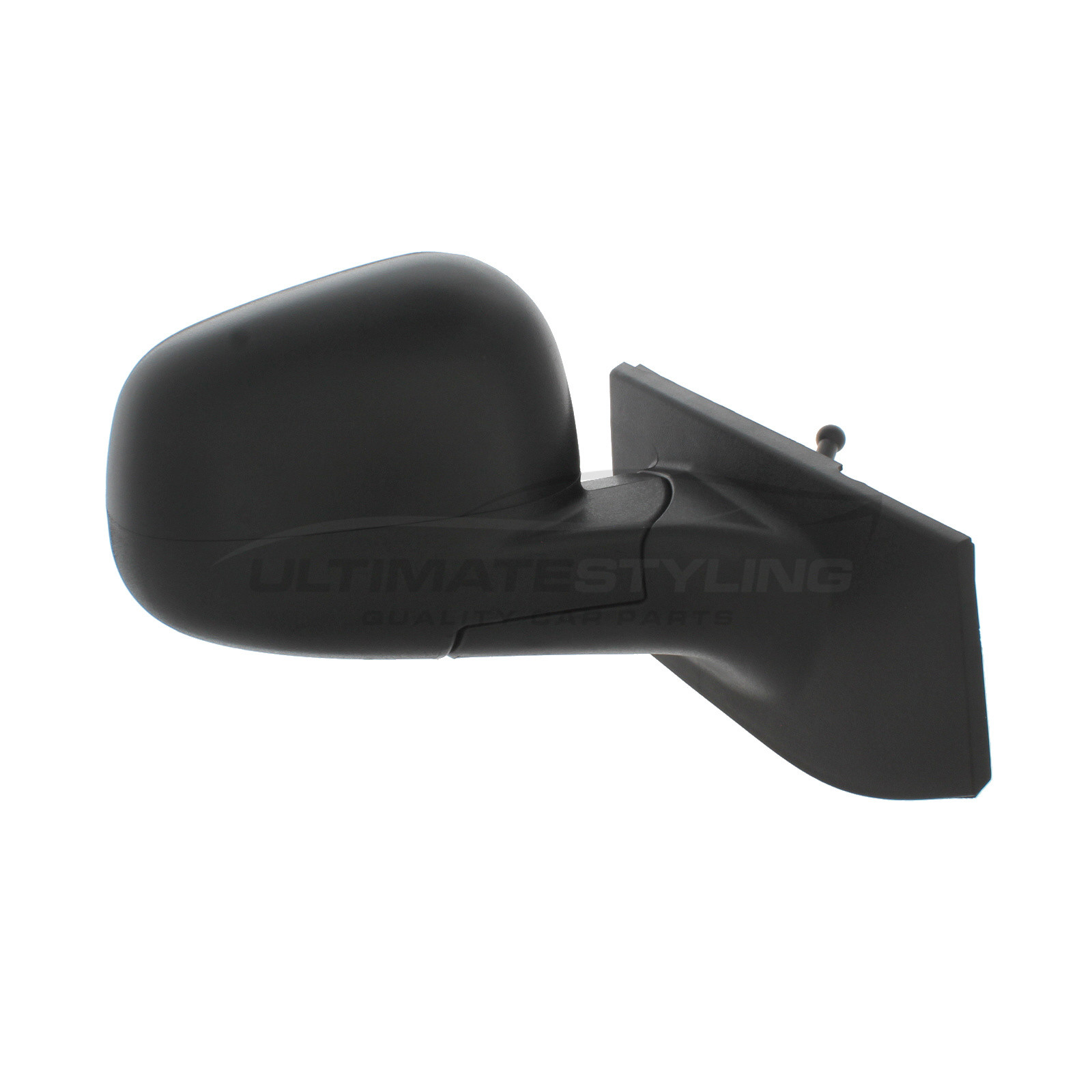 Chevrolet Spark Wing Mirror / Door Mirror - Drivers Side (RH) - Cable adjustment - Non-Heated Glass - Black