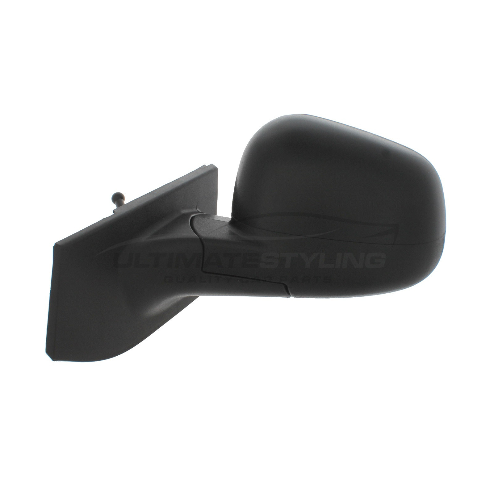 Chevrolet Spark Wing Mirror / Door Mirror - Passenger Side (LH) - Cable adjustment - Non-Heated Glass - Black