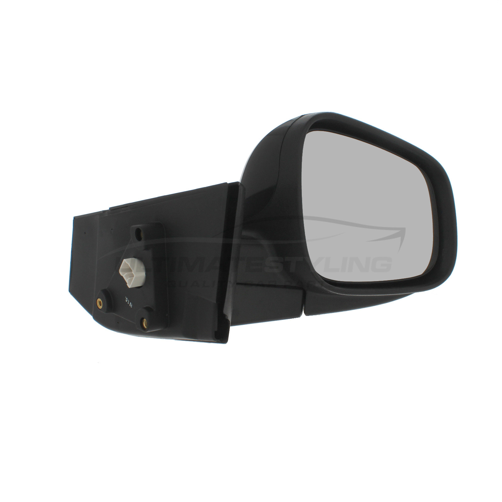 Chevrolet Spark Wing Mirror / Door Mirror - Drivers Side (RH) - Electric adjustment - Heated Glass - Paintable - Black