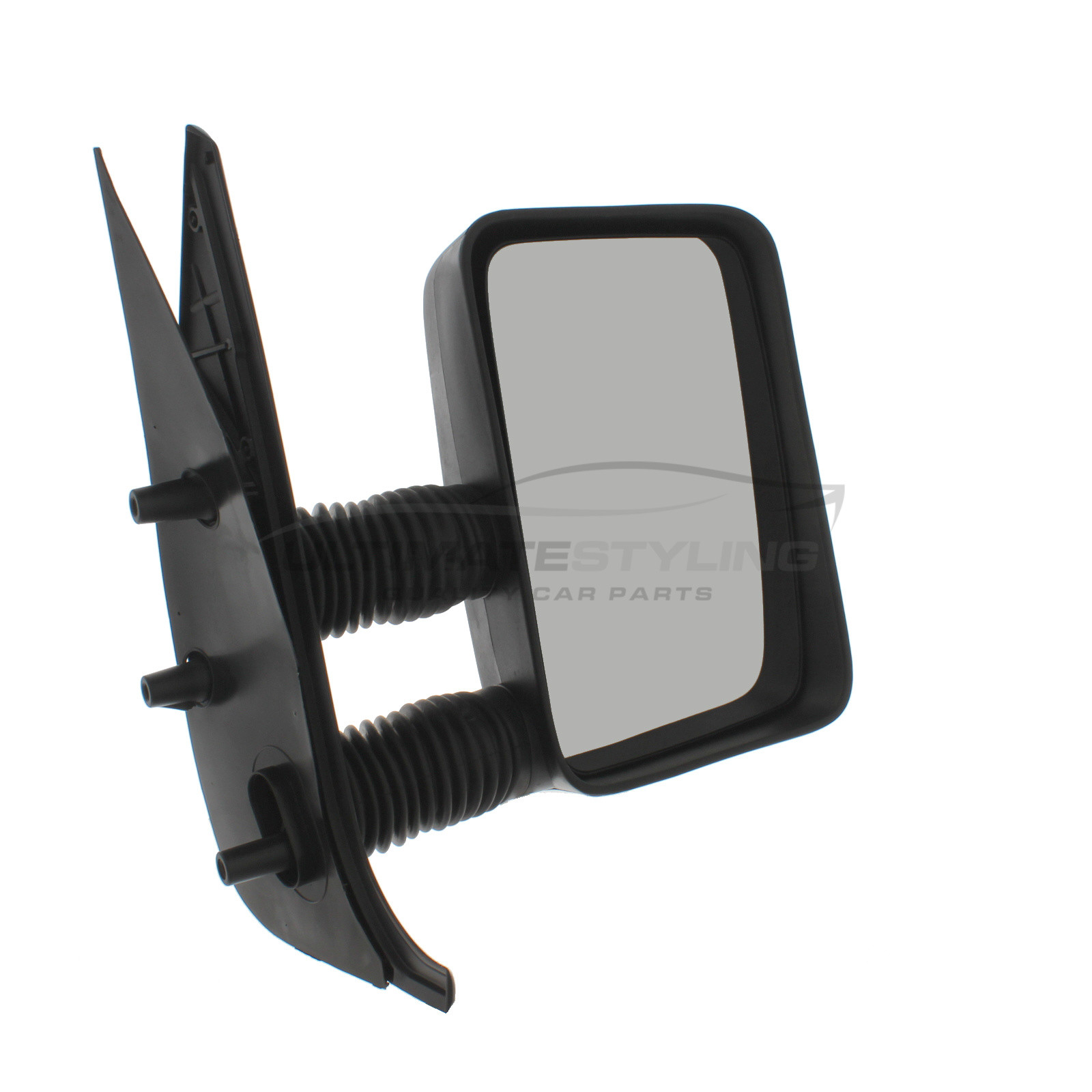 Citroen Relay, Fiat Ducato, Peugeot Boxer 1994-1998 Manual Black Long Arm Door Wing Mirror RH