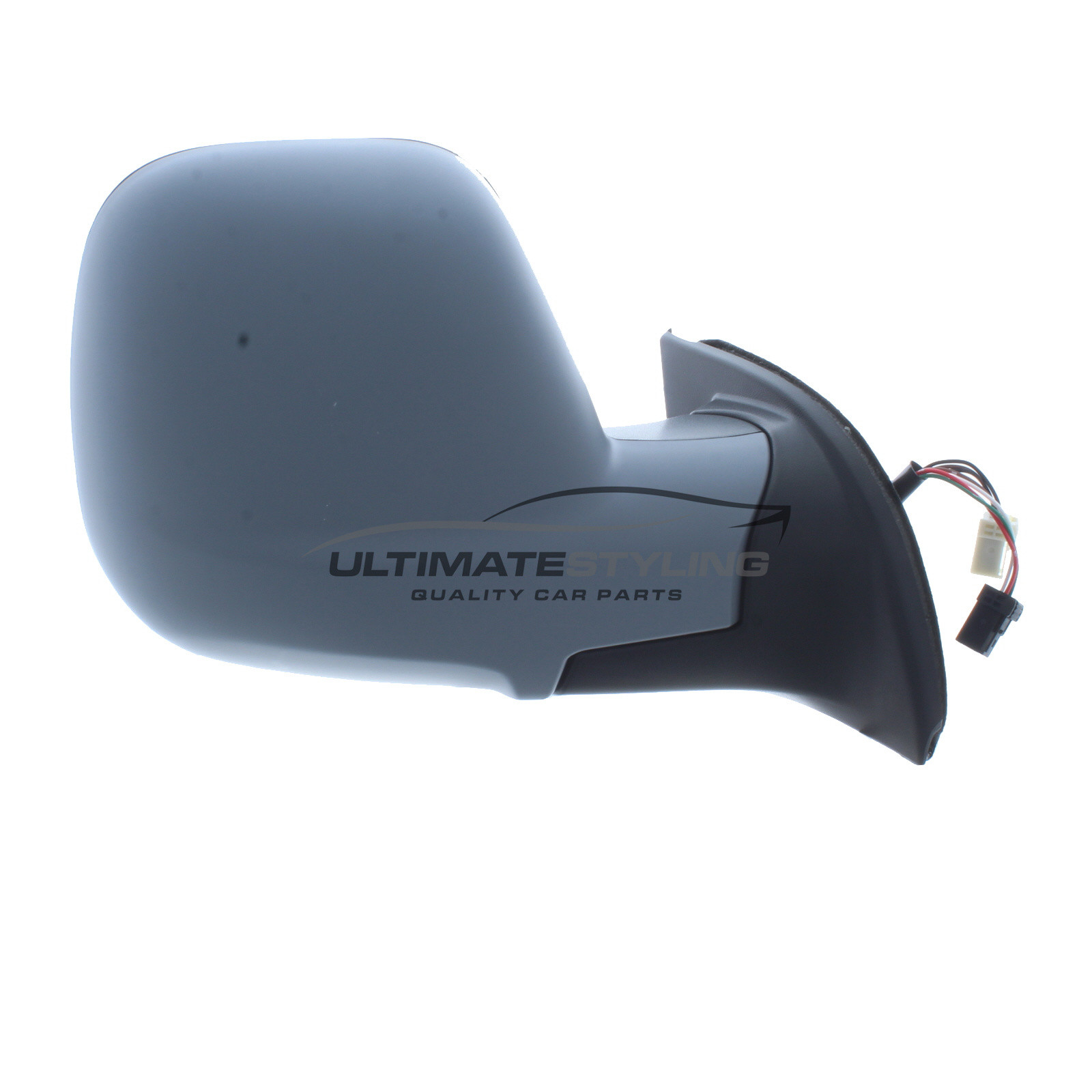 Citroen Berlingo, Peugeot Partner Wing Mirror / Door Mirror - Drivers Side (RH) - Electric adjustment - Heated Glass - Temperature Sensor - Primed