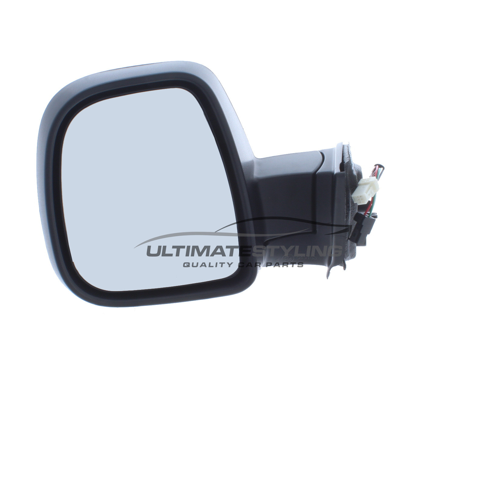 Citroen Berlingo, Peugeot Partner Wing Mirror / Door Mirror - Passenger Side (LH) - Electric adjustment - Heated Glass - Primed