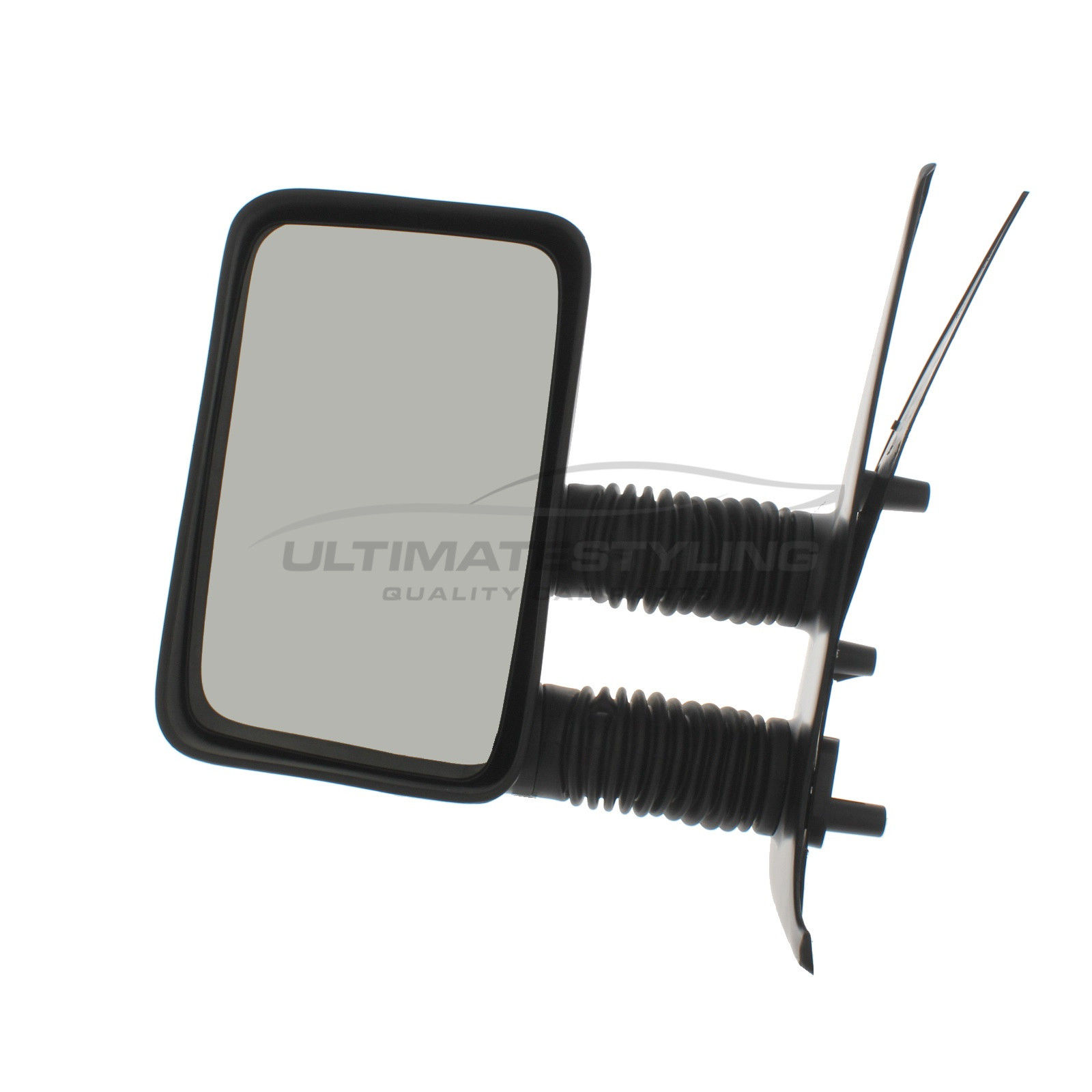 Citroen Relay, Fiat Ducato, Peugeot Boxer 1994-1998 Manual Black Long Arm Door Wing Mirror LH