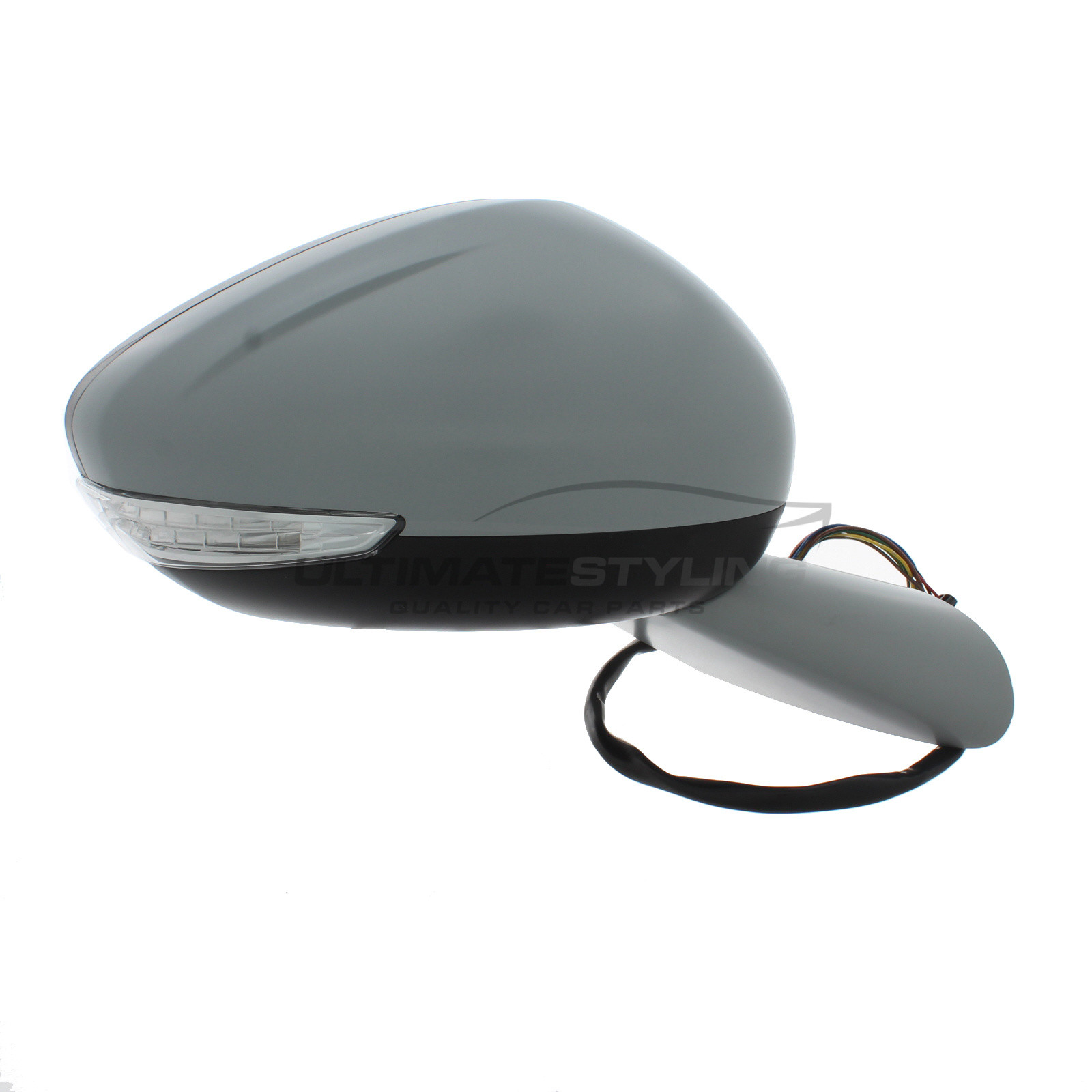 Citroen C4 Picasso , C4 Grand Picasso , C4 Grand Spacetourer , C4 Spacetourer Wing Mirror , Door Mirror - Drivers Side - Electric Adjustment - Heated Glass - Power Folding - Indicator - Puddle Light - Temperature Sensor - Primed Arm & Primed Cover