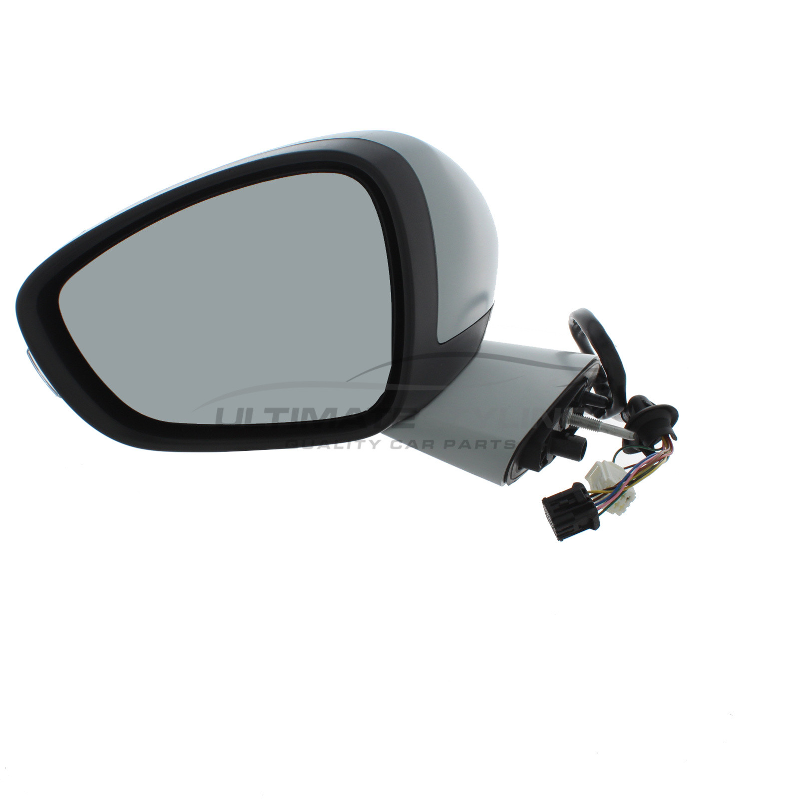 Citroen C4 Picasso / C4 Grand Picasso / C4 Grand Spacetourer / C4 Spacetourer Wing Mirror / Door Mirror - Passenger Side (LH) - Electric adjustment - Heated Glass - Power Folding - Indicator - Puddle Light - Primed Arm & Primed Cover