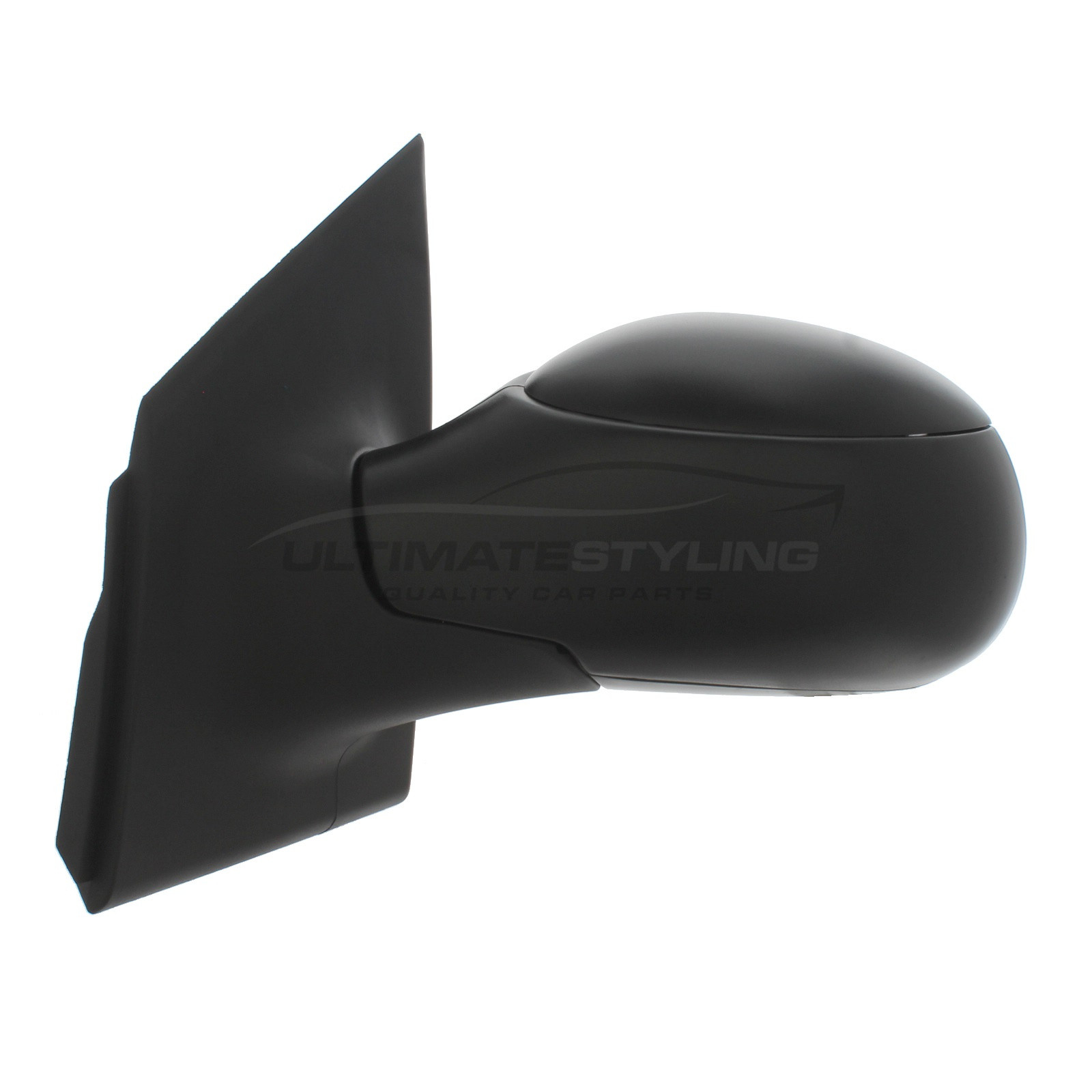 Citroen C2 Wing Mirror / Door Mirror - Passenger Side (LH) - Electric adjustment - Non-Heated Glass - Black