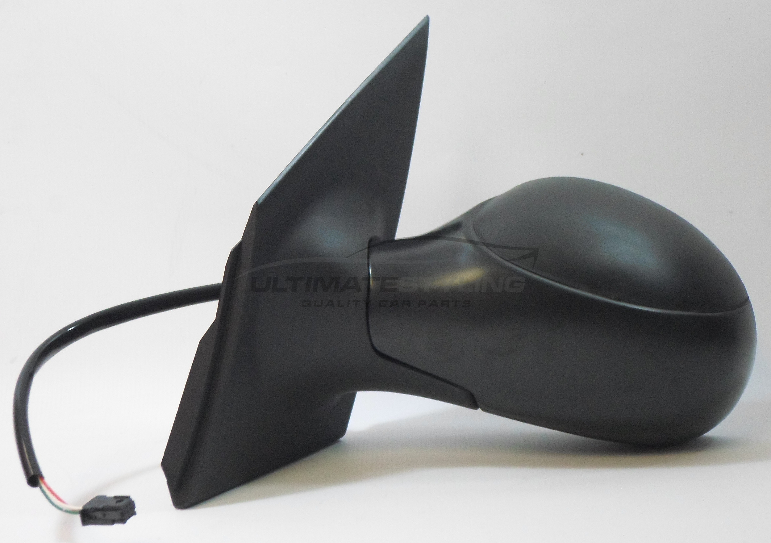 Citroen C2 Wing Mirror / Door Mirror - Passenger Side (LH) - Electric adjustment - Non-Heated Glass - Black