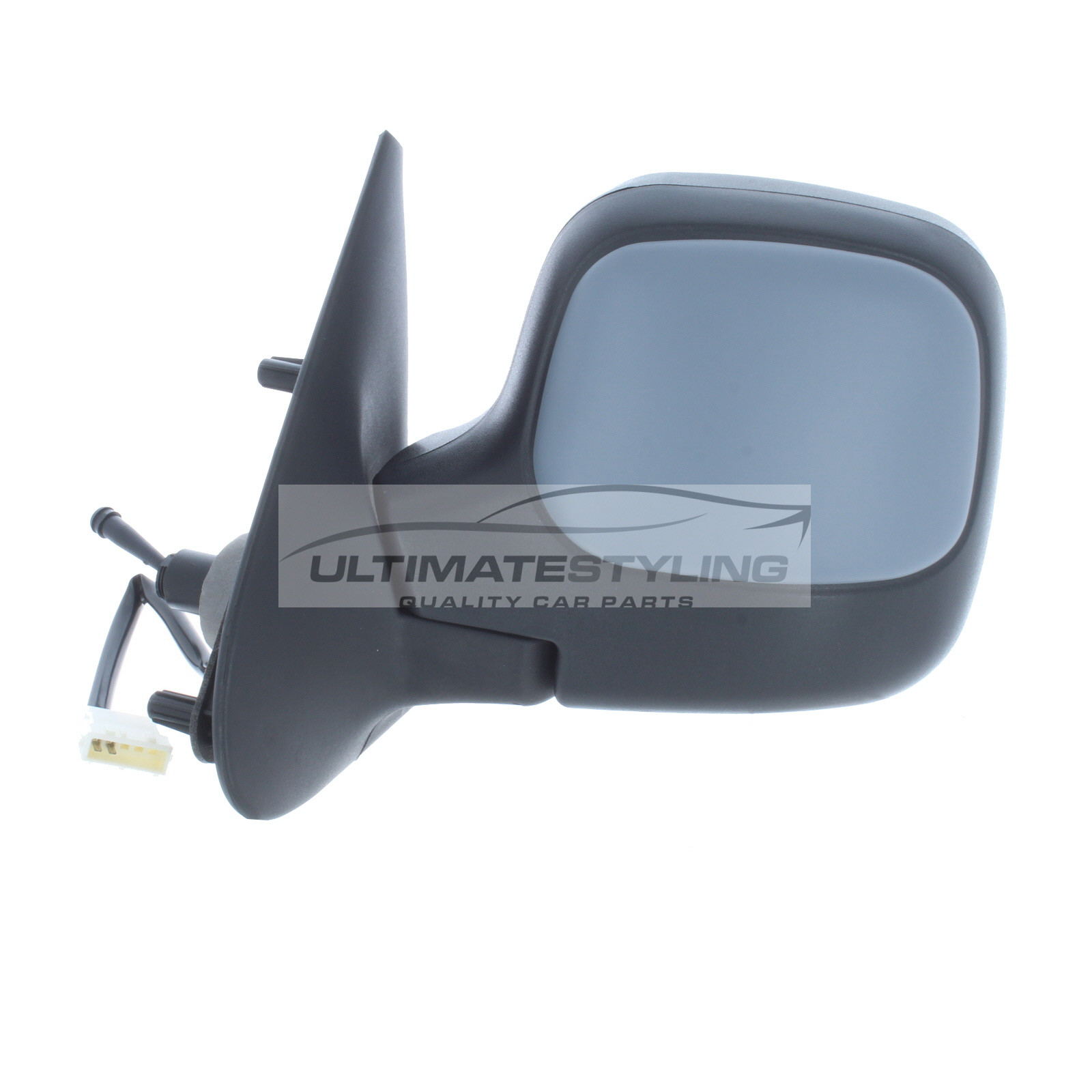 Citroen Berlingo, Peugeot Partner Wing Mirror / Door Mirror - Passenger Side (LH) - Cable adjustment - Heated Glass - Primed