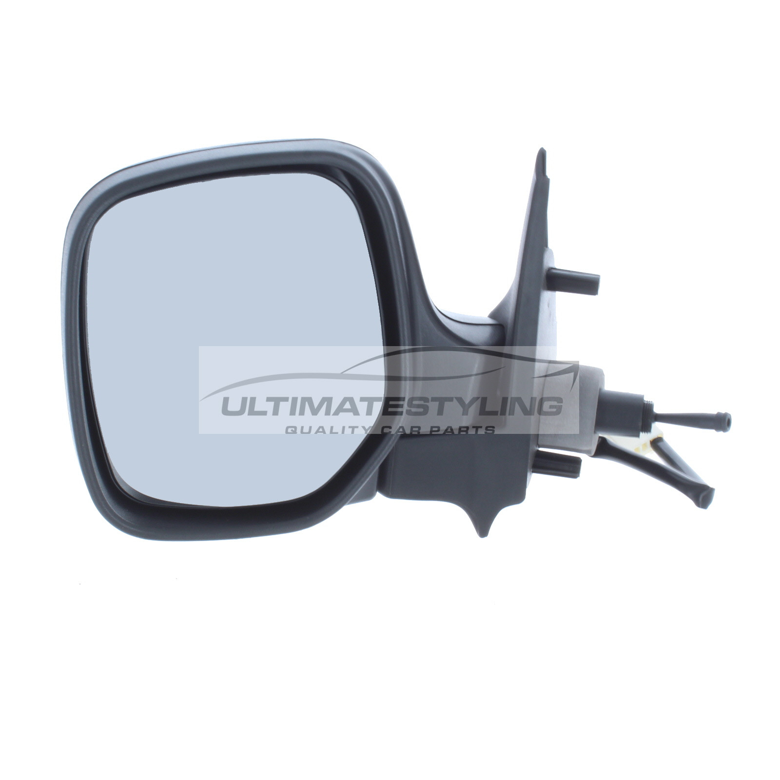Citroen Berlingo, Peugeot Partner Wing Mirror / Door Mirror - Passenger Side (LH) - Cable adjustment - Heated Glass - Primed