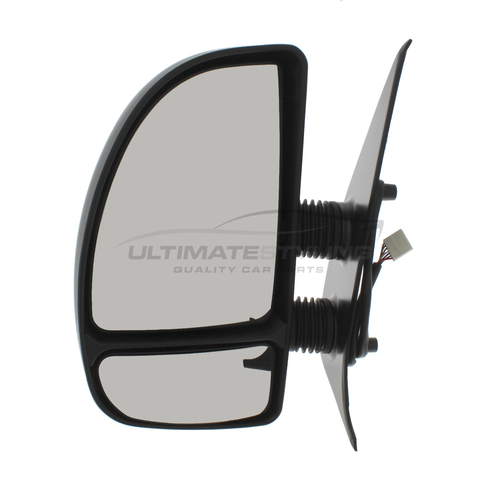 Citroen Relay, Fiat Ducato, Peugeot Boxer 1998-2006 Electric Heated Black Short Arm Door Wing Mirror LH