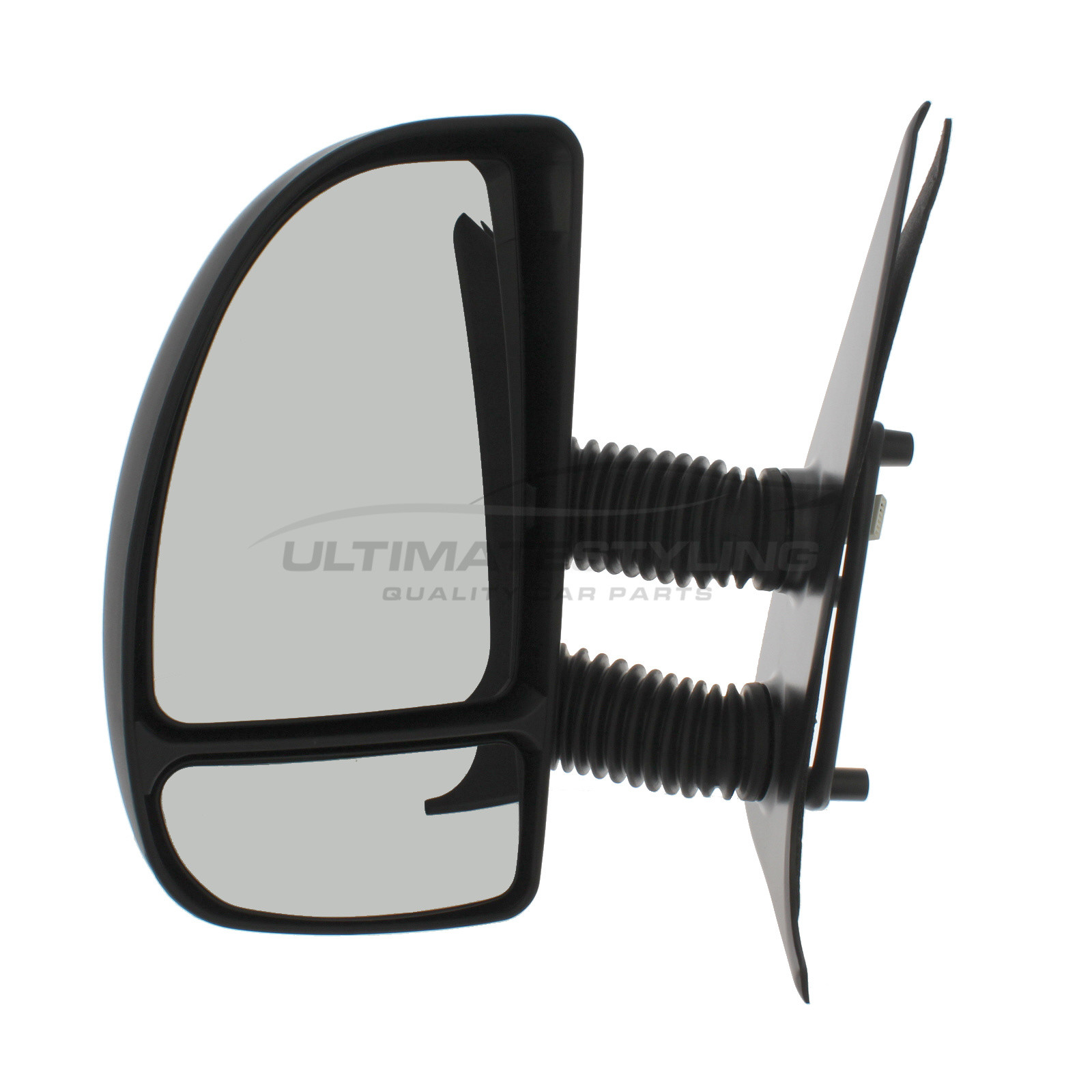 Citroen Relay, Fiat Ducato, Peugeot Boxer 1998-2006 Electric Heated Black Long Arm Door Wing Mirror LH
