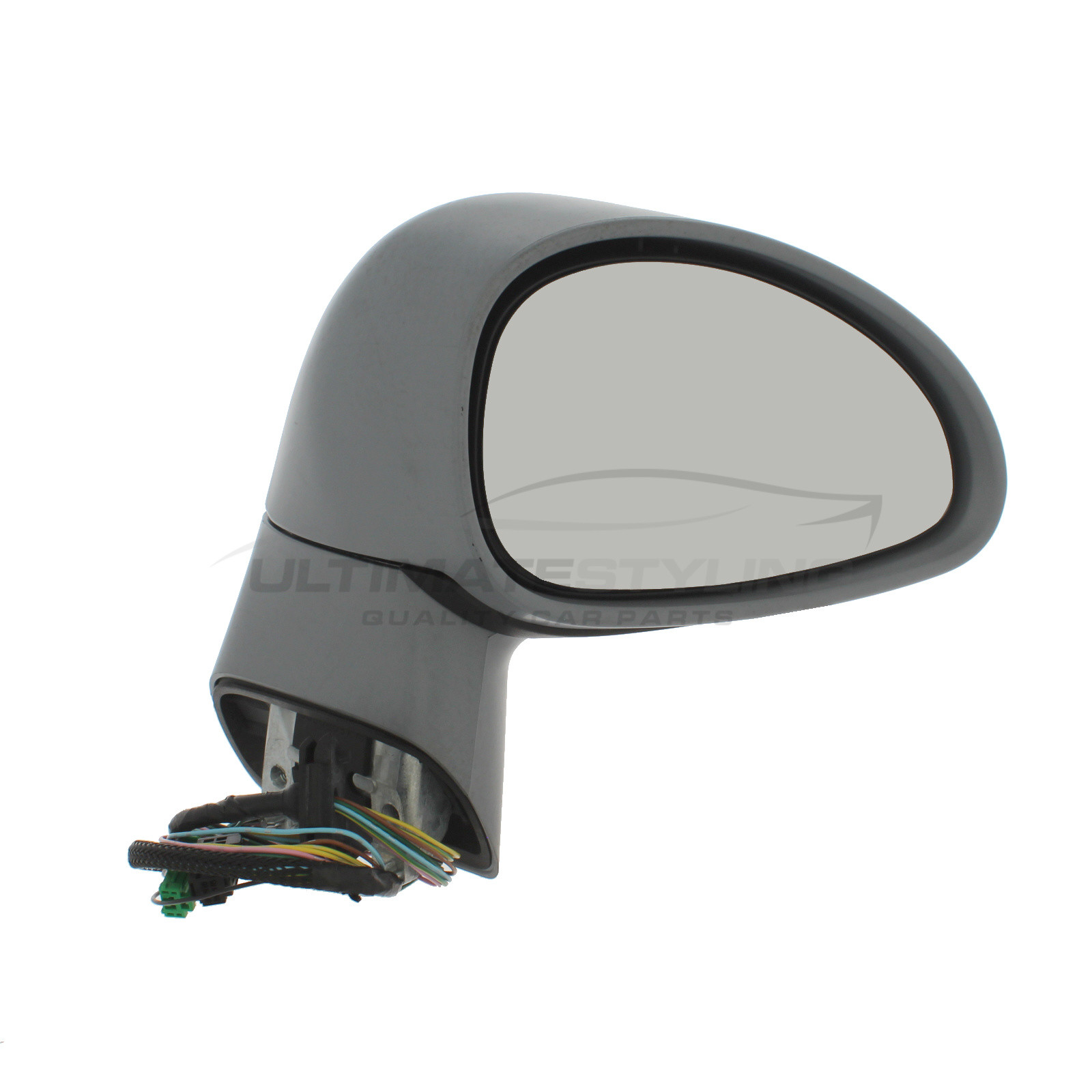 Citroen C4 Wing Mirror / Door Mirror - Drivers Side (RH) - Electric adjustment - Heated Glass - Temperature Sensor - Primed Arm & Primed Cover
