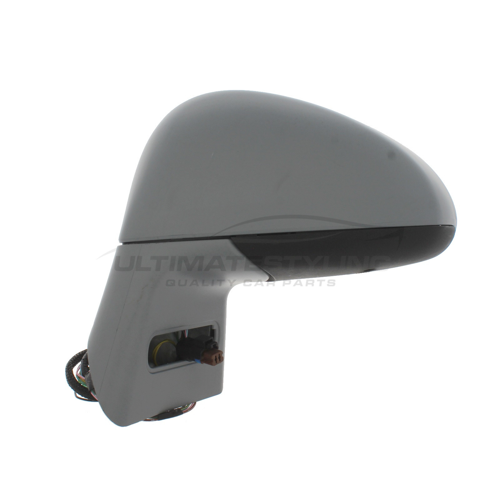 Citroen C4 2004-2009 Wing Door Mirror - Electric - Heated - Convex Glass - Primed Arm - Primed Cover - Passengers Side Nearside Left Hand
