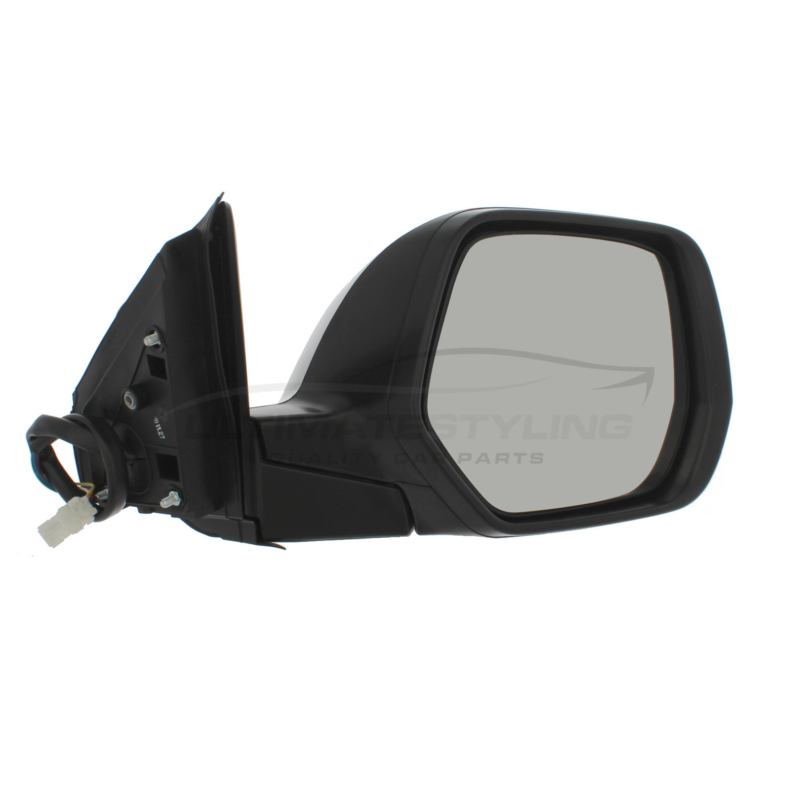Honda CR-V Wing Mirror / Door Mirror - Drivers Side (RH) - Electric adjustment - Heated Glass - Indicator - Paintable - Black