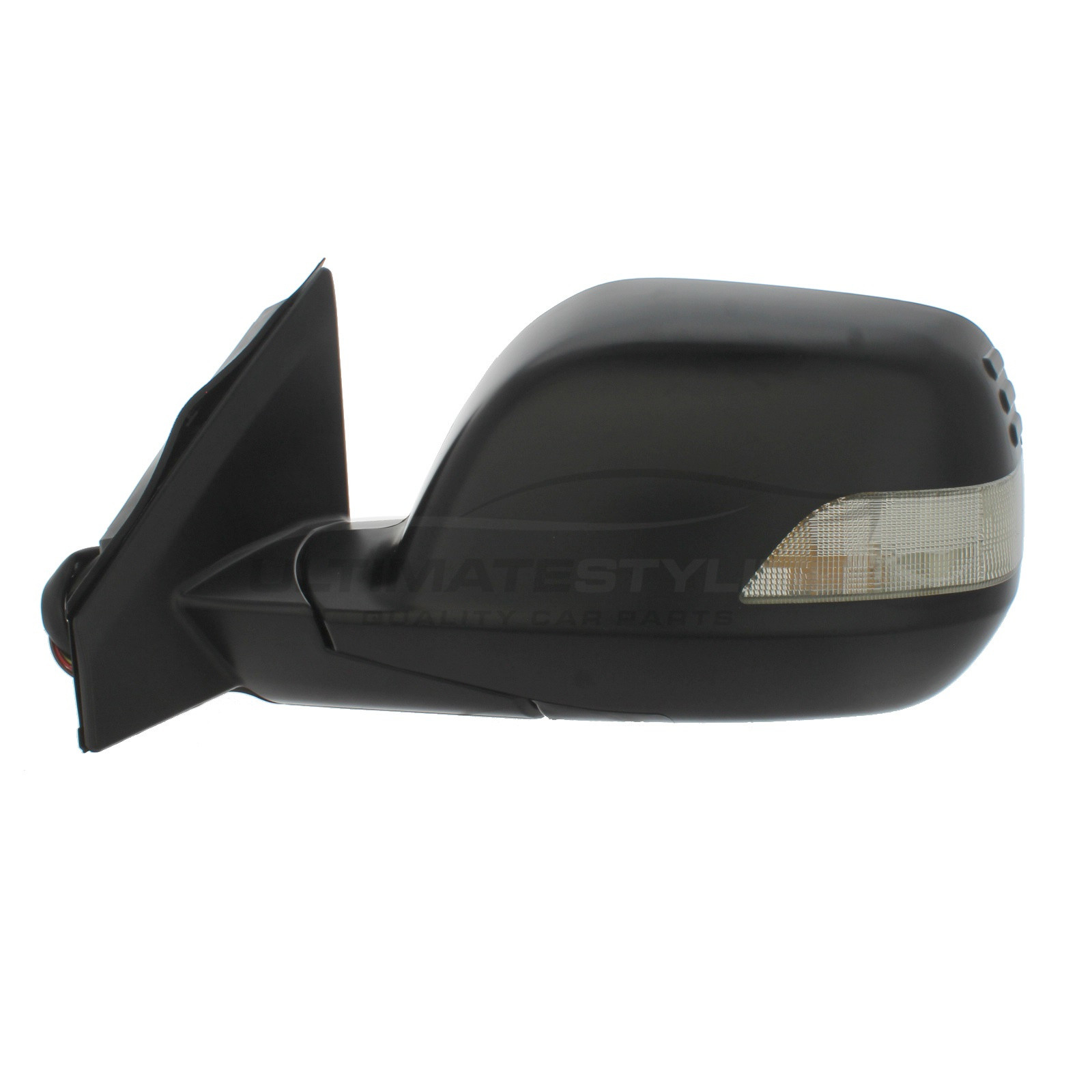 Honda CR-V Wing Mirror / Door Mirror - Passenger Side (LH) - Electric adjustment - Heated Glass - Indicator - Paintable - Black