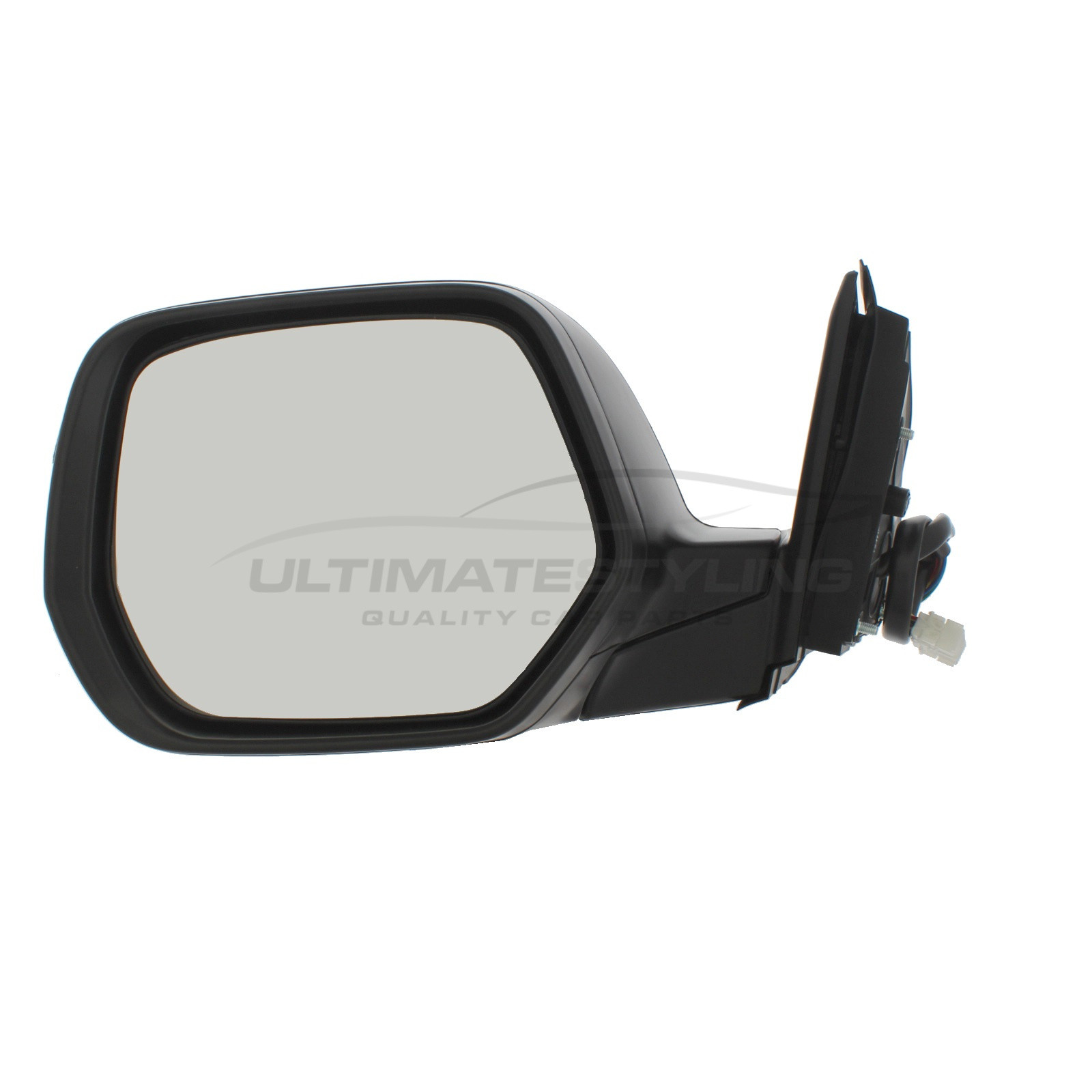 Honda CR-V Wing Mirror / Door Mirror - Passenger Side (LH) - Electric adjustment - Heated Glass - Indicator - Paintable - Black
