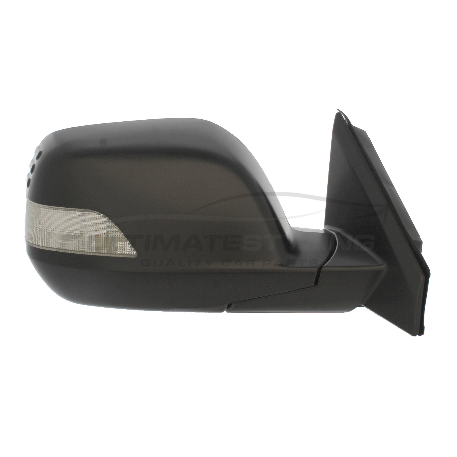 Honda CR-V Wing Mirror / Door Mirror - Drivers Side (RH) - Electric adjustment - Heated Glass - Power Folding - Indicator - Paintable - Black
