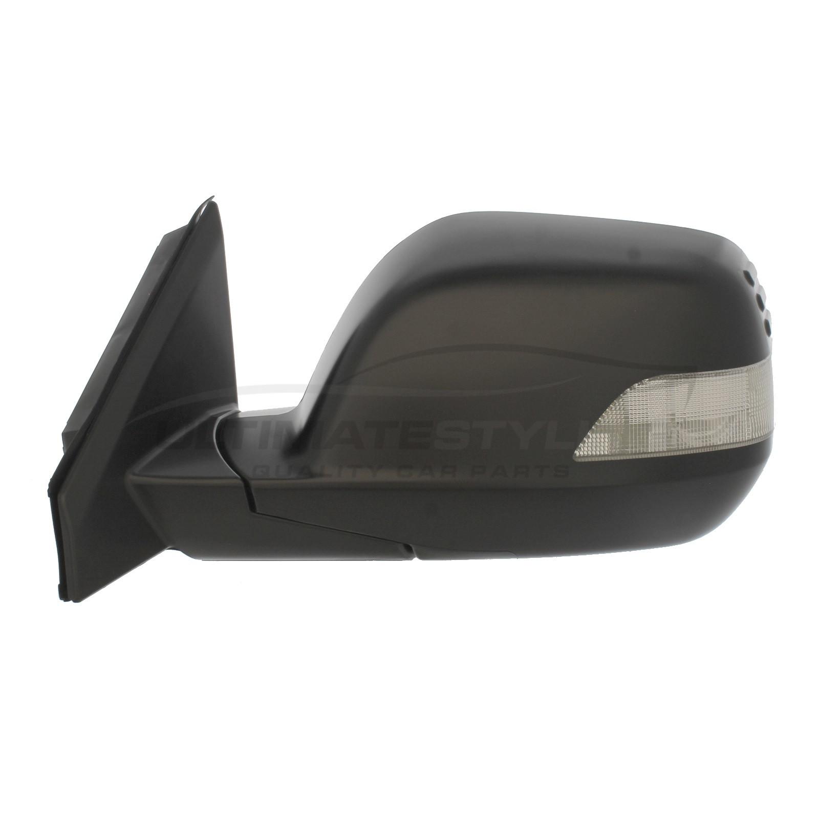 Honda CR-V Wing Mirror / Door Mirror - Passenger Side (LH) - Electric adjustment - Heated Glass - Power Folding - Indicator - Paintable - Black