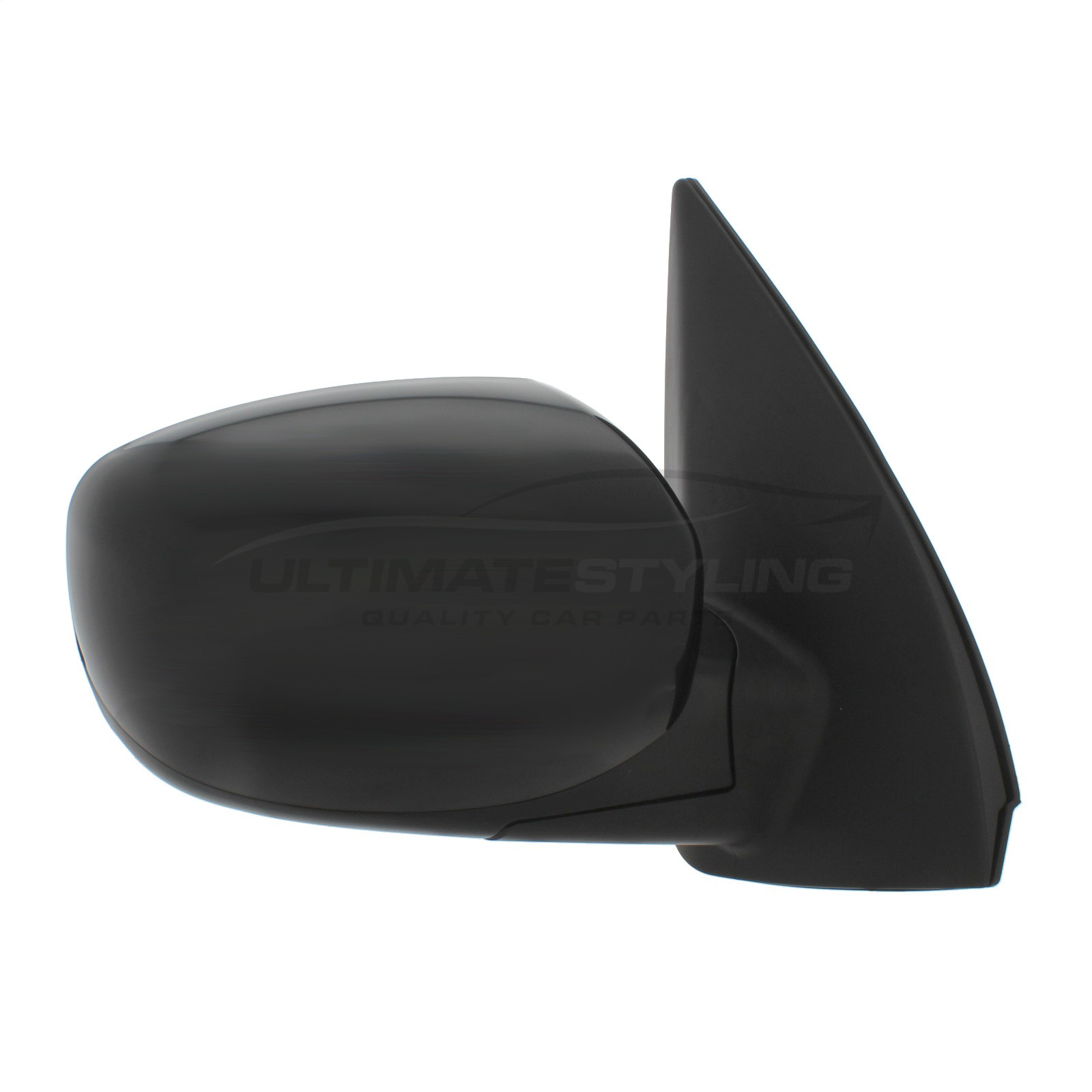 Hyundai i10 Wing Mirror / Door Mirror - Drivers Side (RH) - Electric adjustment - Non-Heated Glass - Paintable - Black