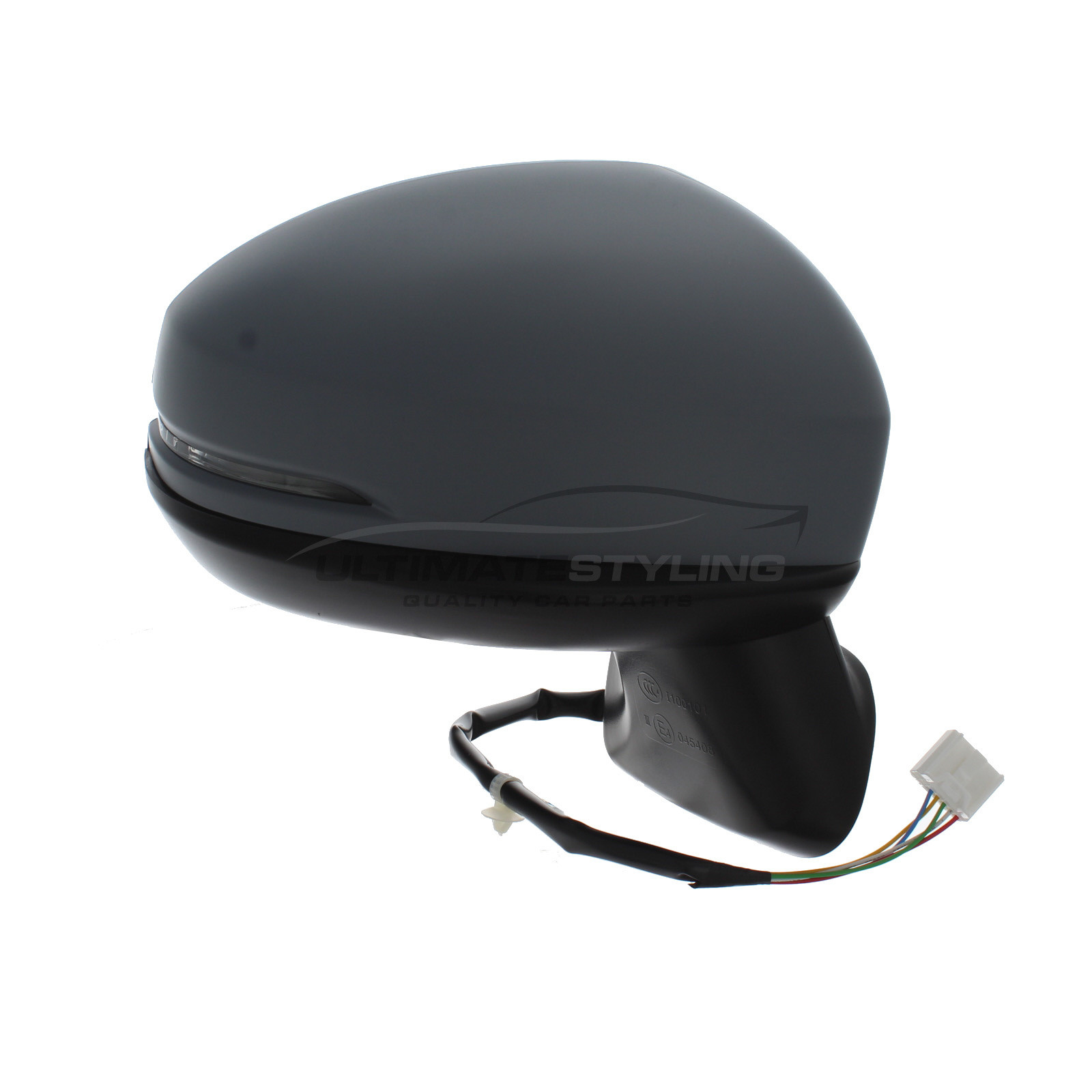 Honda Jazz Wing Mirror / Door Mirror - Drivers Side (RH) - Electric adjustment - Non-Heated Glass - Indicator - Primed