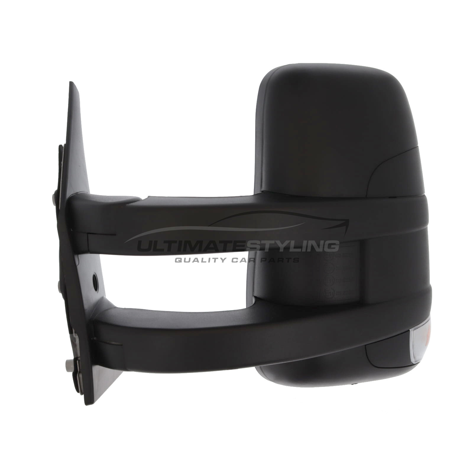 Iveco Daily Wing Mirror / Door Mirror - Passenger Side (LH) - Electric adjustment - Heated Glass - Indicator - Black - Textured