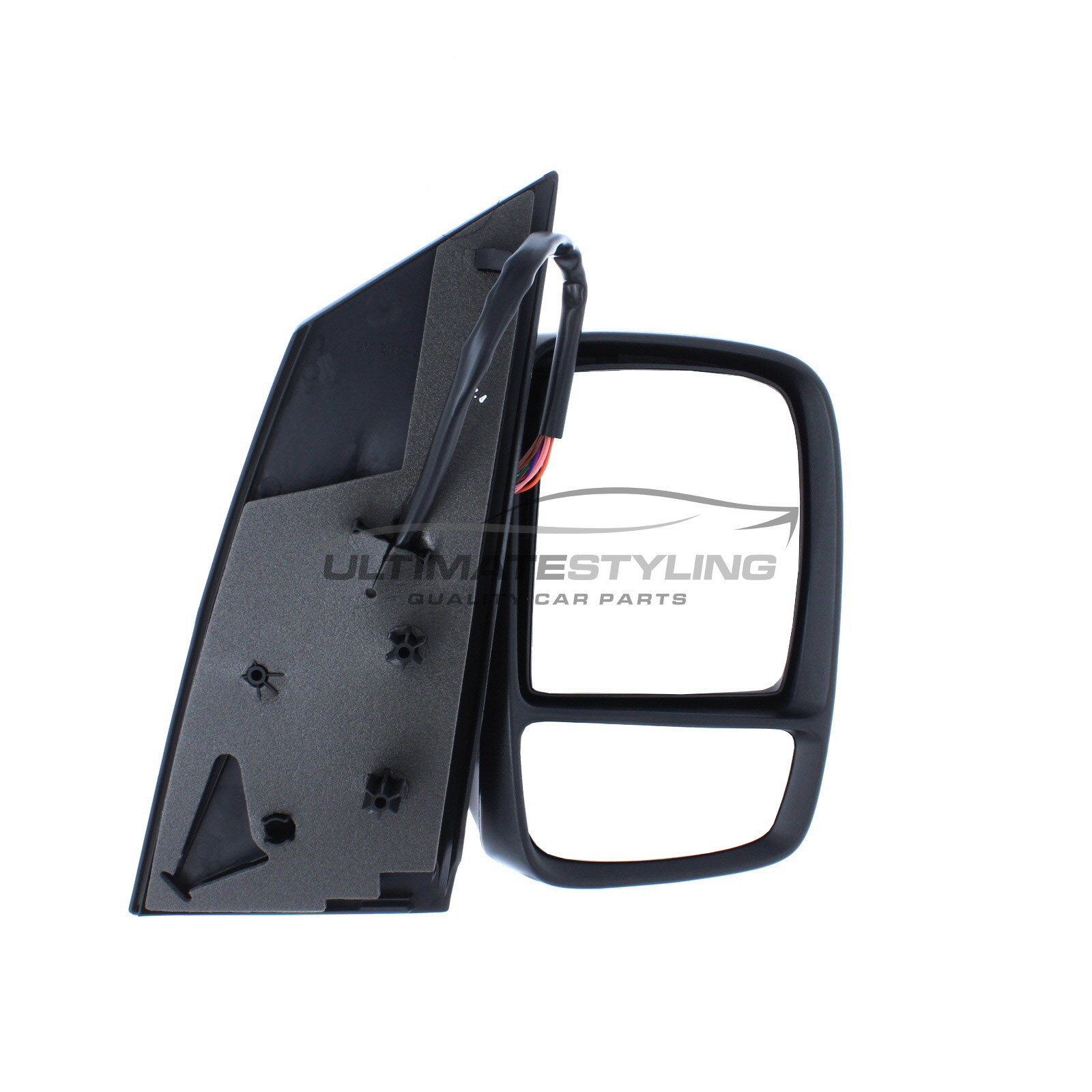 Fiat Scudo 2007-2016 / Citroen Dispatch 2007-2016 / Peugeot Expert 2007-2016 / Toyota Proace 2013-2016 Wing Mirror / Door Mirror - Drivers Side (RH) - Electric adjustment - Heated Glass - Power Folding - Temperature Sensor - Primed