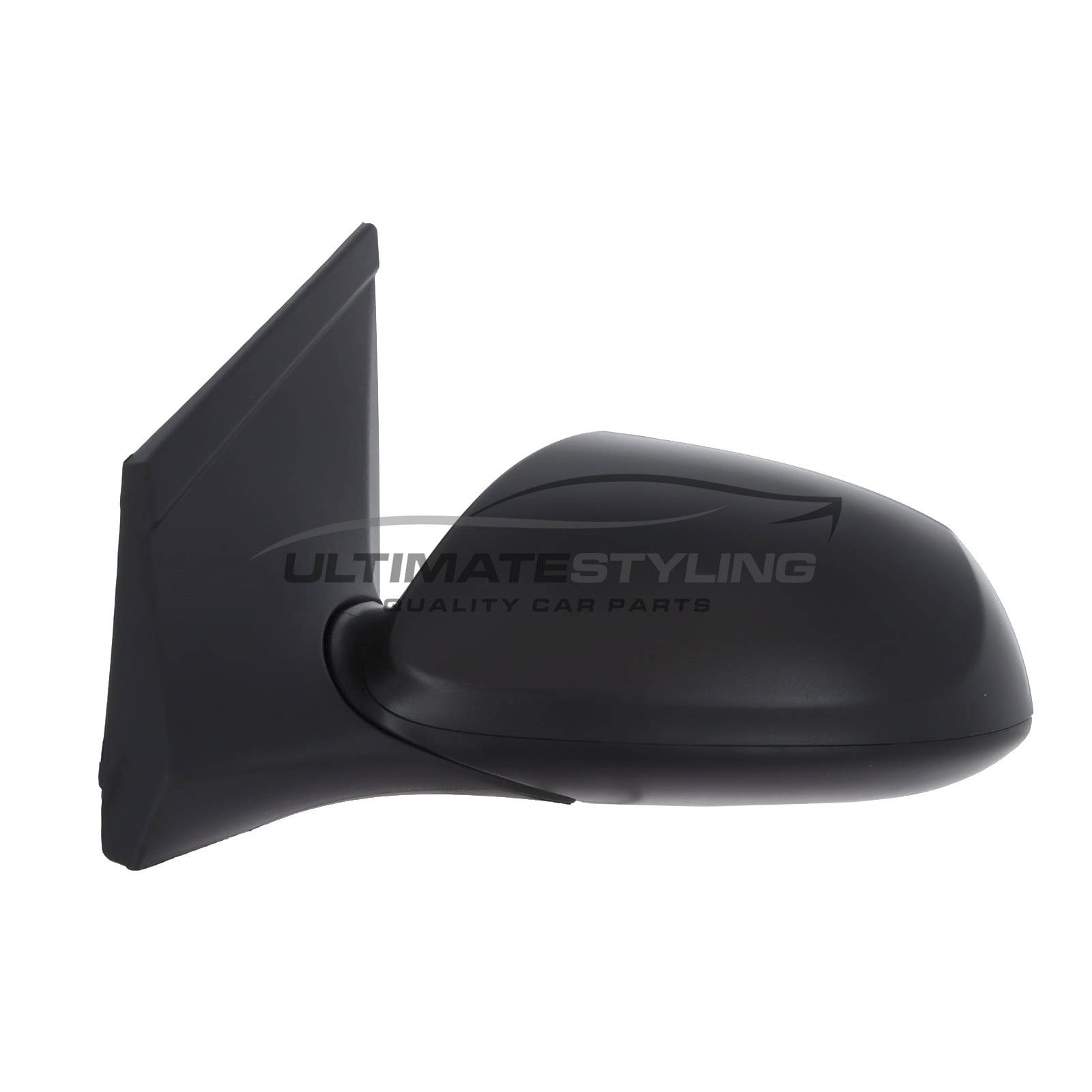 Hyundai i10 Wing Mirror / Door Mirror - Passenger Side (LH) - Cable adjustment - Non-Heated Glass - Black - Textured