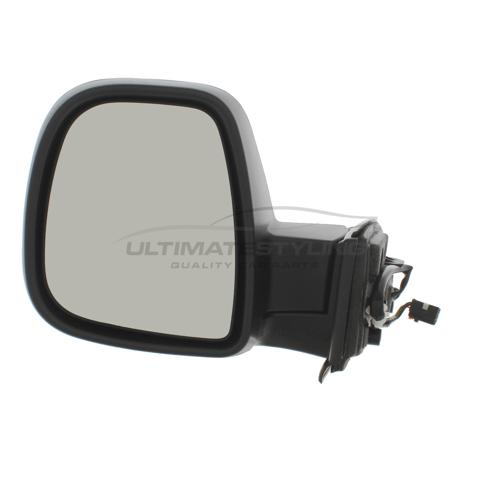 Citroen Berlingo, Peugeot Partner / Rifter, Vauxhall Combo Wing Mirror / Door Mirror - Passenger Side (LH) - Electric adjustment - Heated Glass - Primed