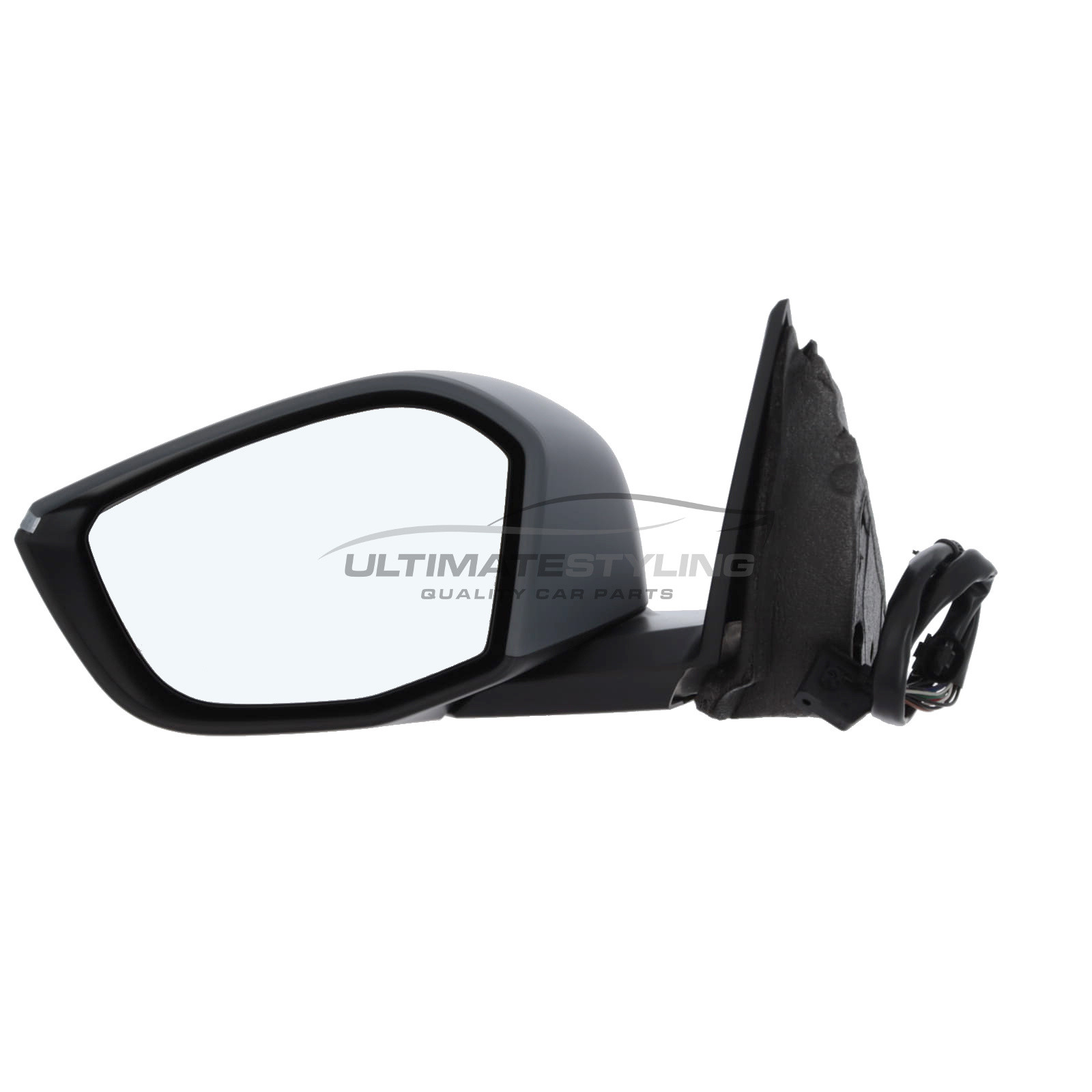 Power Heated Passenger Side Replacement Mirror For 2008-2012 Jeep Liberty – Manual Fold