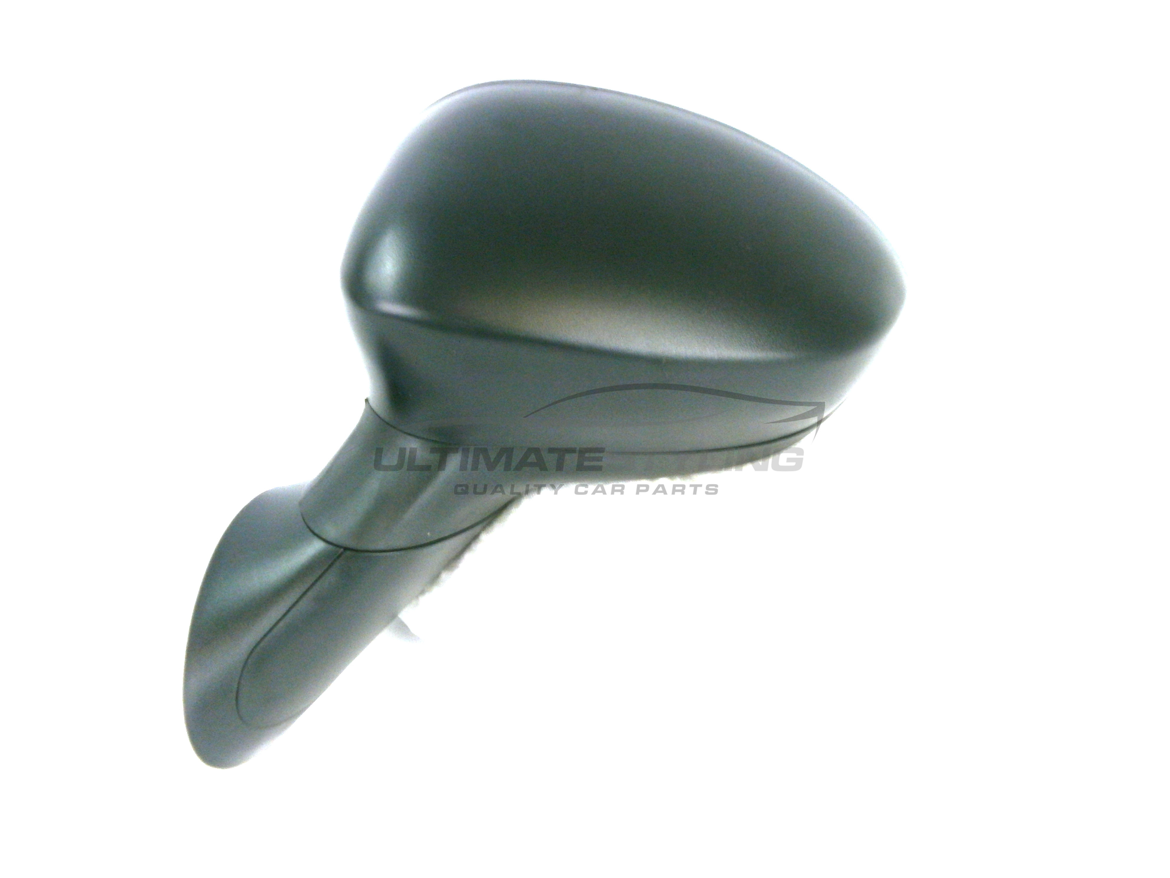 Fiat 500 2008> Wing Mirror / Door Mirror - Passenger Side (LH) - Electric adjustment - Heated Glass - Temperature Sensor - Black