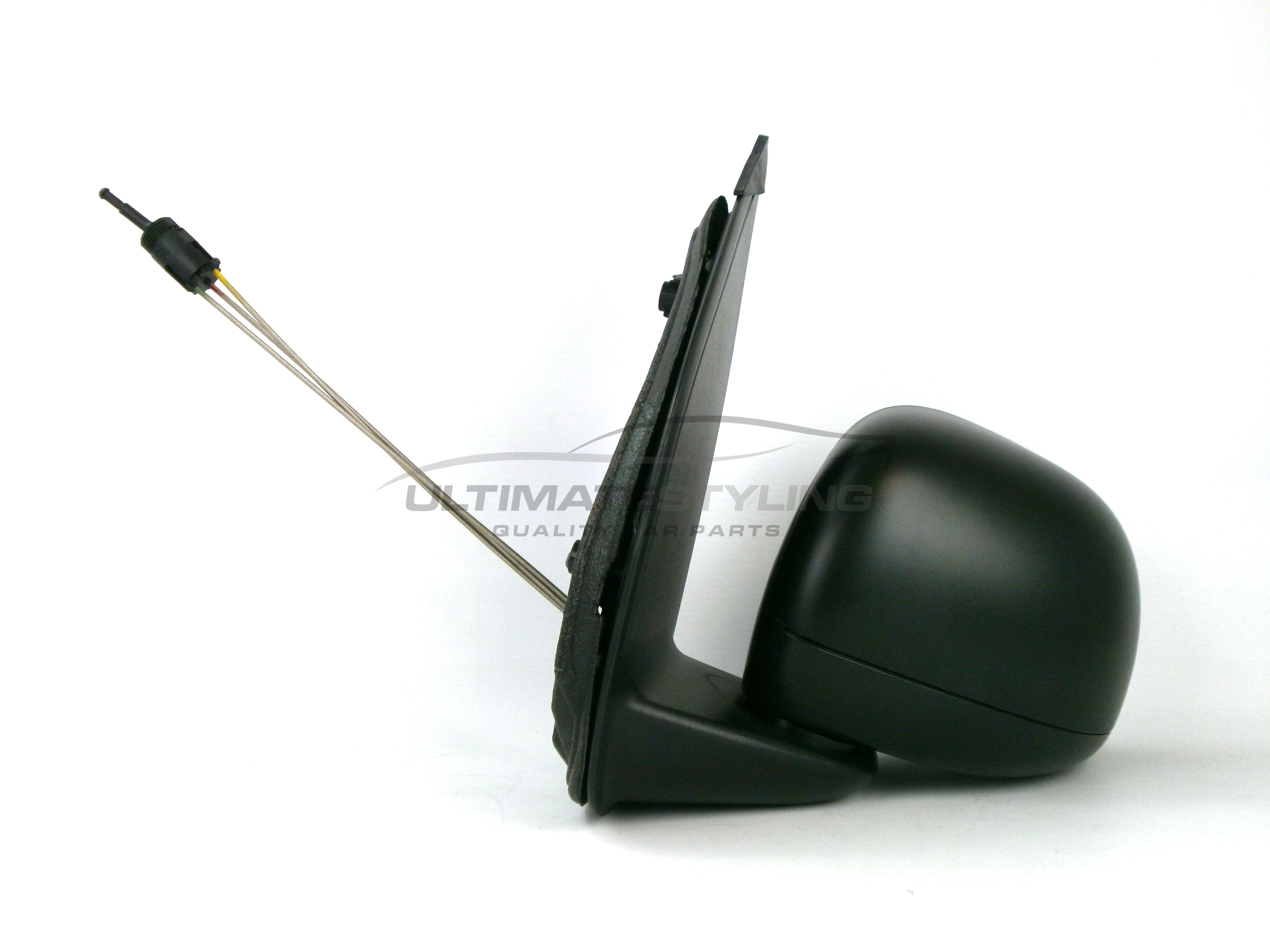 Fiat Panda 2012> Wing Mirror / Door Mirror - Passenger Side (LH) - Cable adjustment - Black