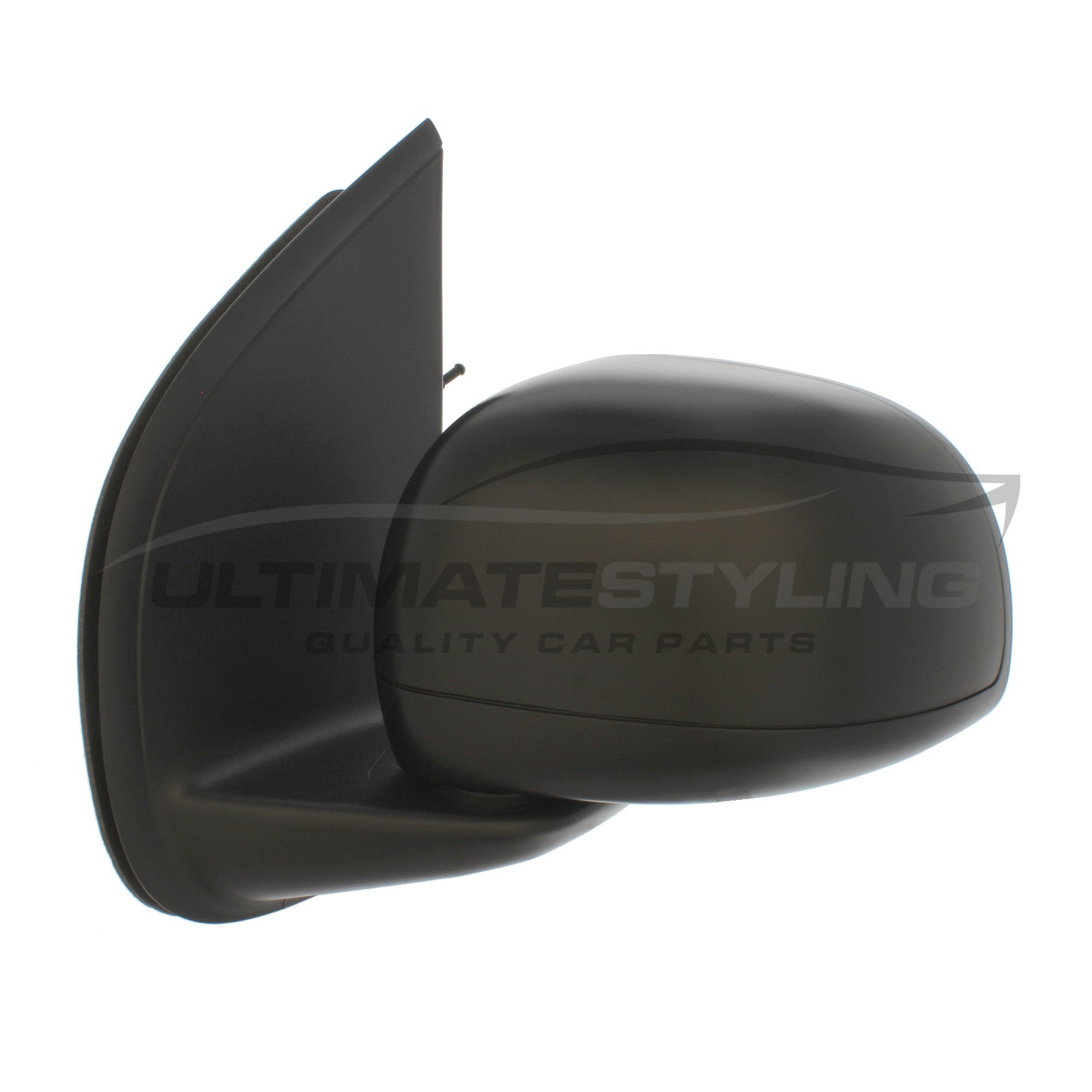 Fiat Panda 2012> Wing Mirror / Door Mirror - Passenger Side (LH) - Cable adjustment - Black