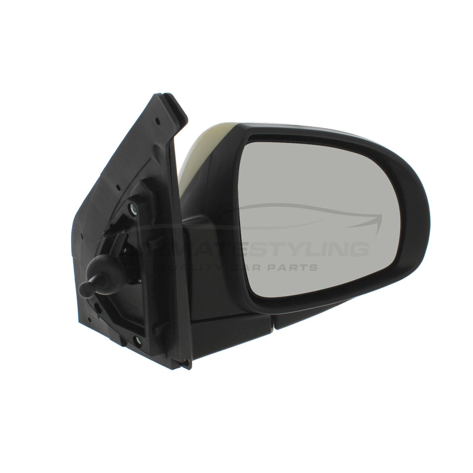 Kia Picanto Wing Mirror / Door Mirror - Drivers Side (RH) - Cable adjustment - Non-Heated Glass - Primed