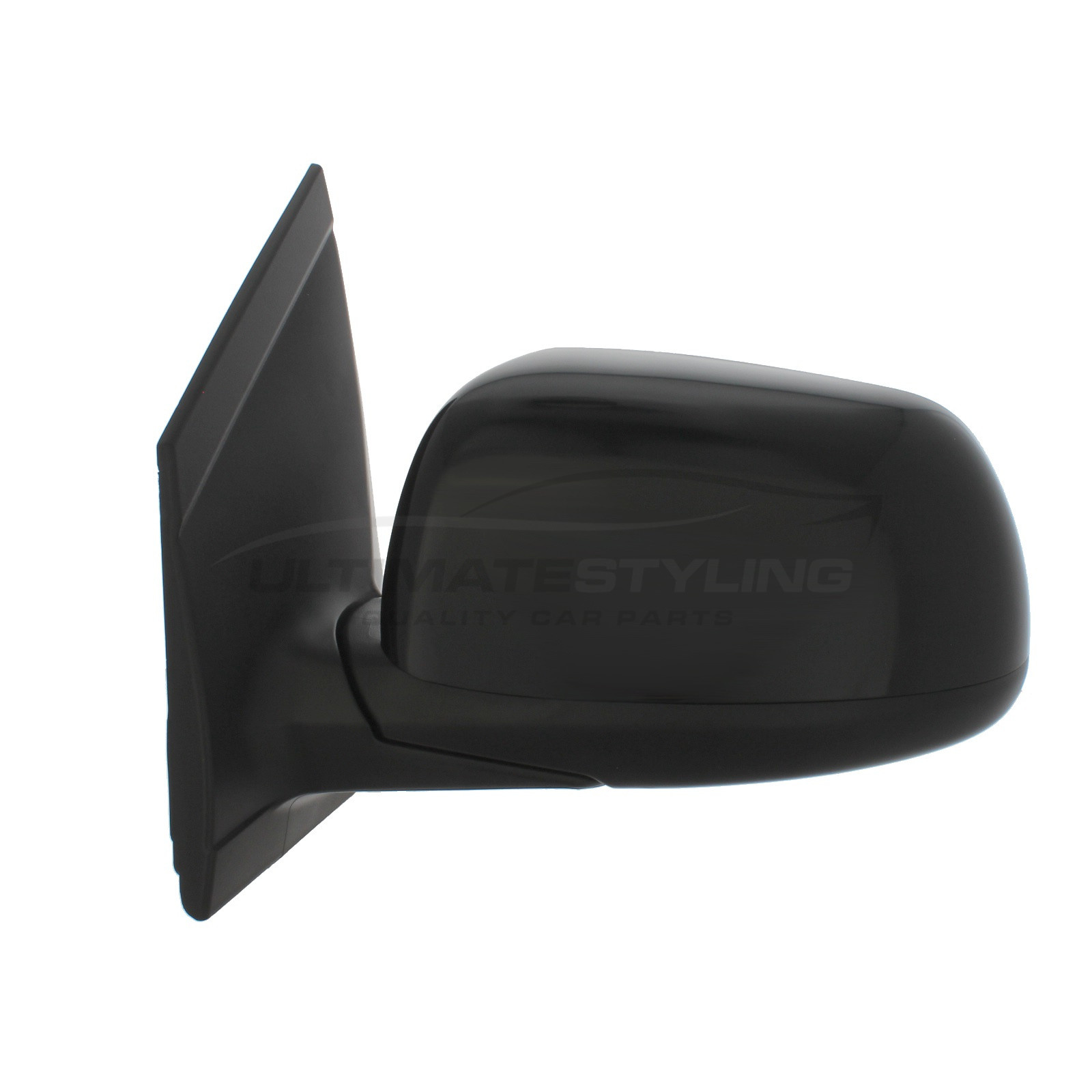 Kia Picanto Wing Mirror / Door Mirror - Passenger Side (LH) - Cable adjustment - Non-Heated Glass - Polished Black