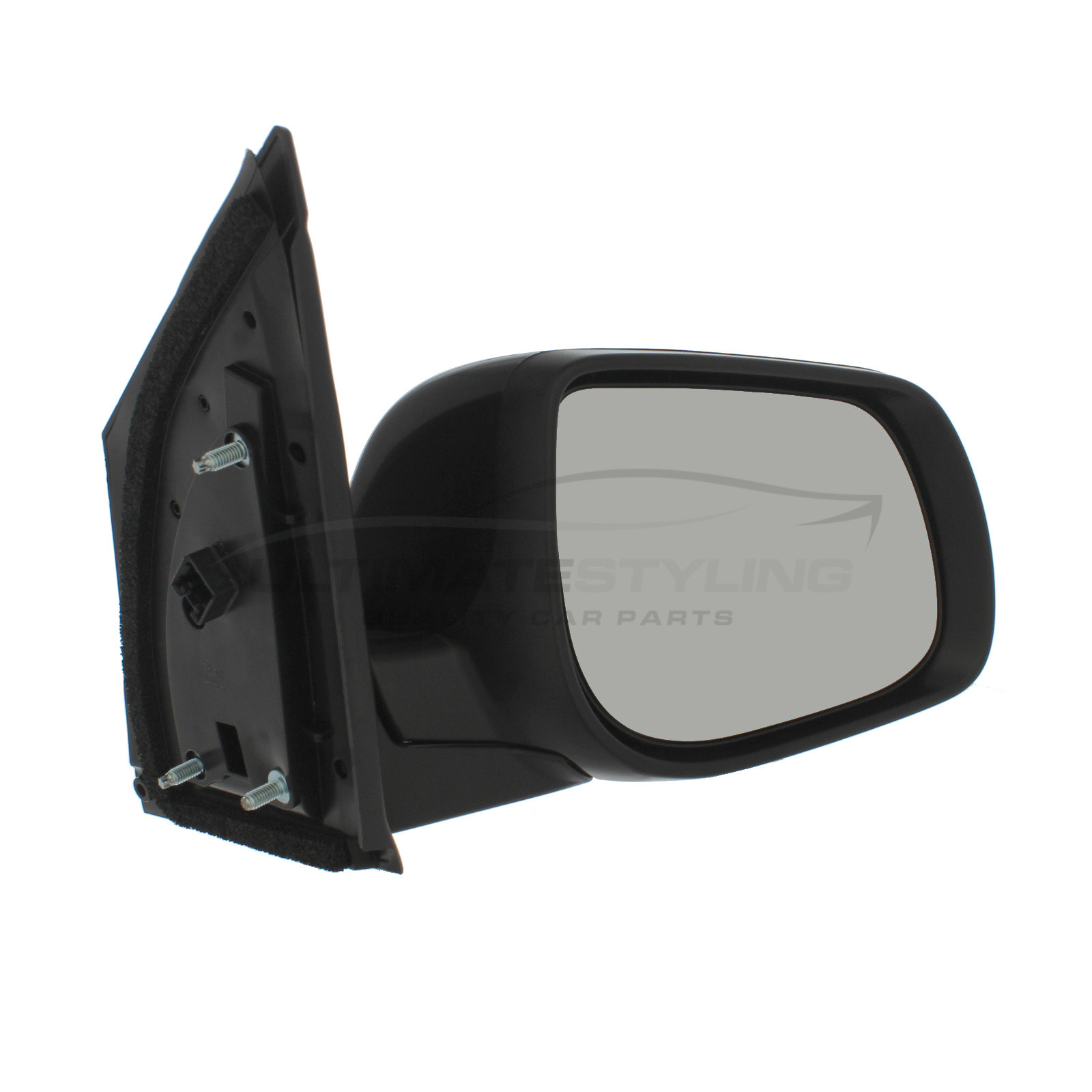 Kia Picanto Wing Mirror / Door Mirror - Drivers Side (RH) - Electric adjustment - Heated Glass - Paintable - Black Cover
