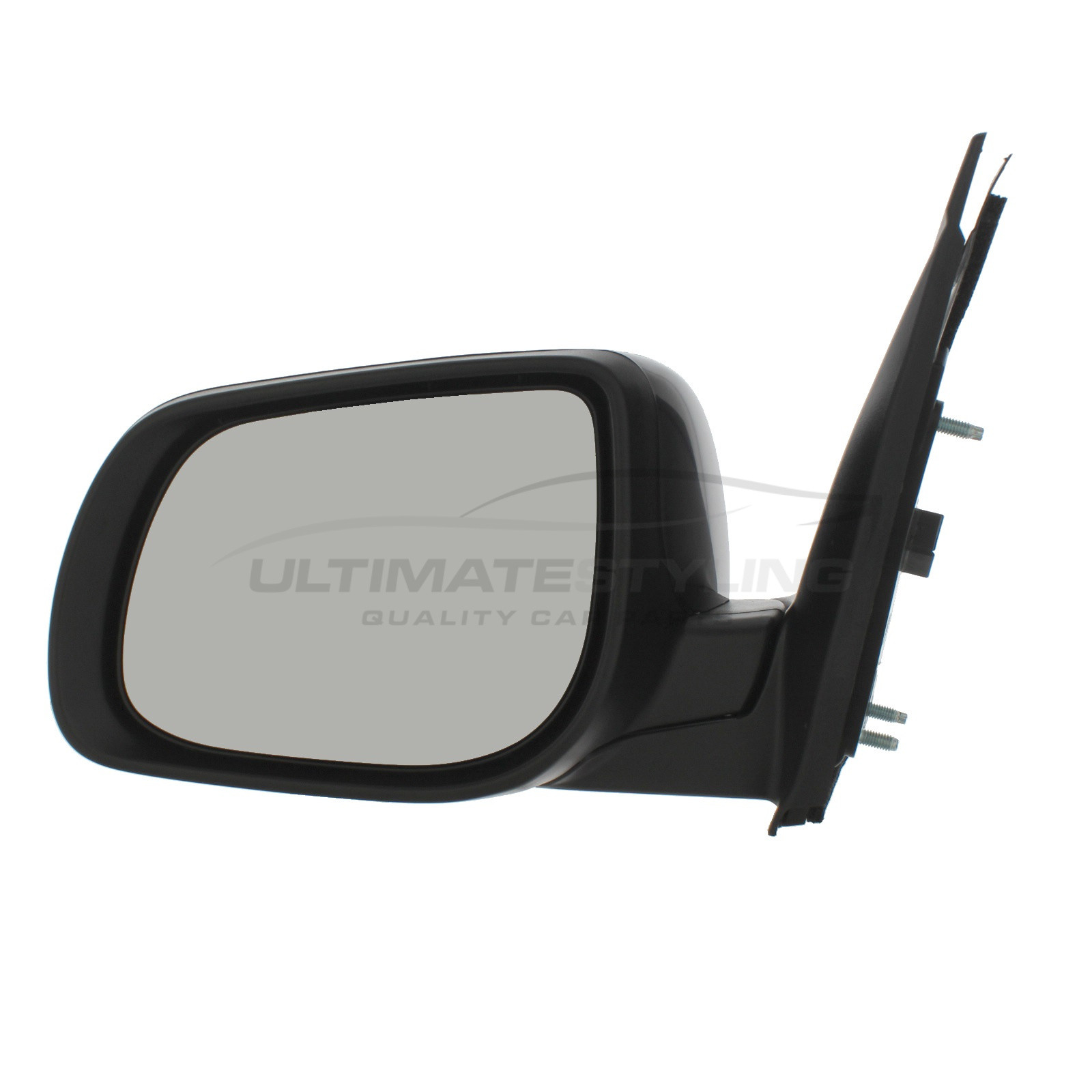 Kia Picanto Wing Mirror / Door Mirror - Passenger Side (LH) - Electric adjustment - Heated Glass - Paintable - Black Cover