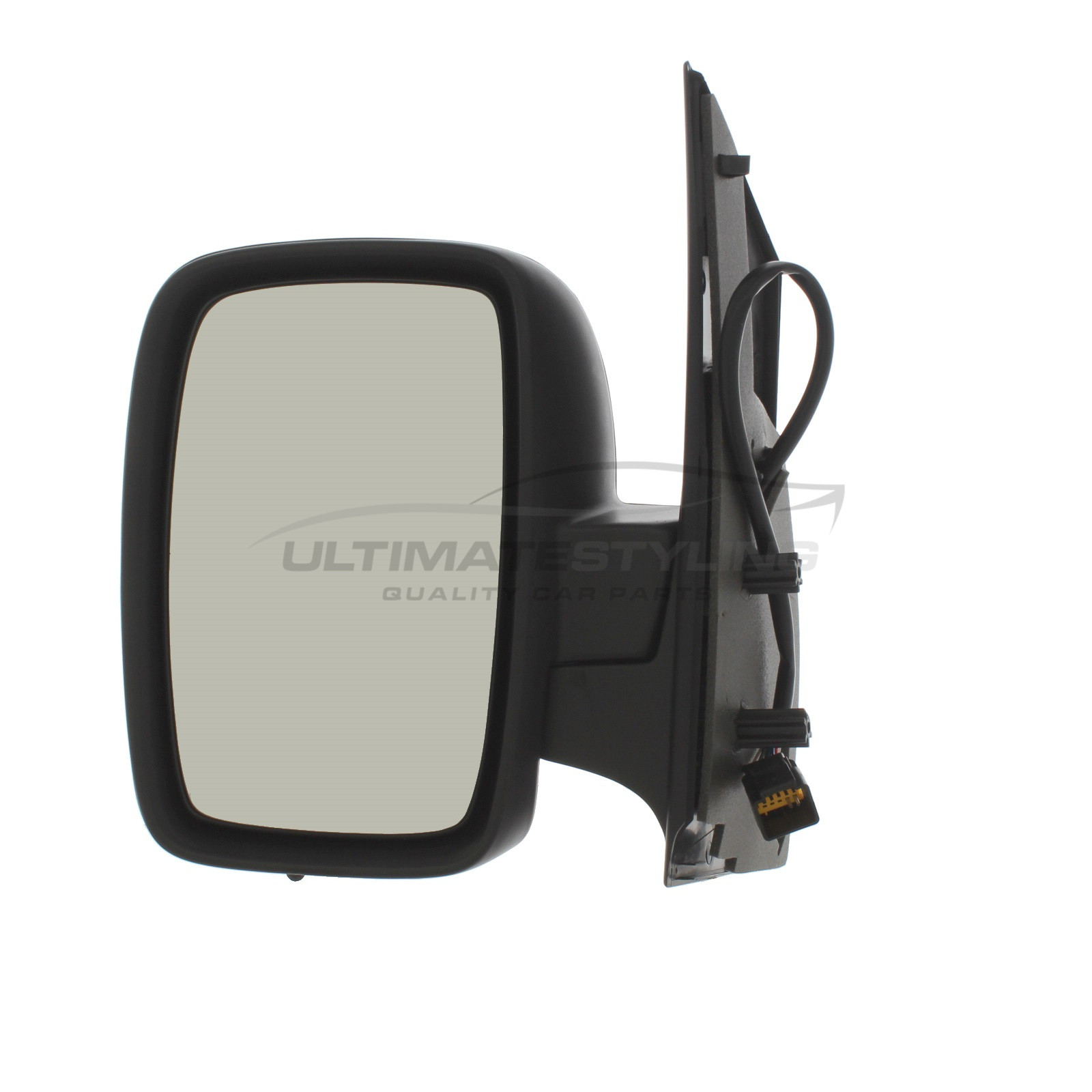 Fiat Scudo 2007-2016 / Citroen Dispatch 2007-2016 / Peugeot Expert 2007-2016 Wing Mirror / Door Mirror - Passenger Side (LH) - Electric adjustment - Heated Glass - Black