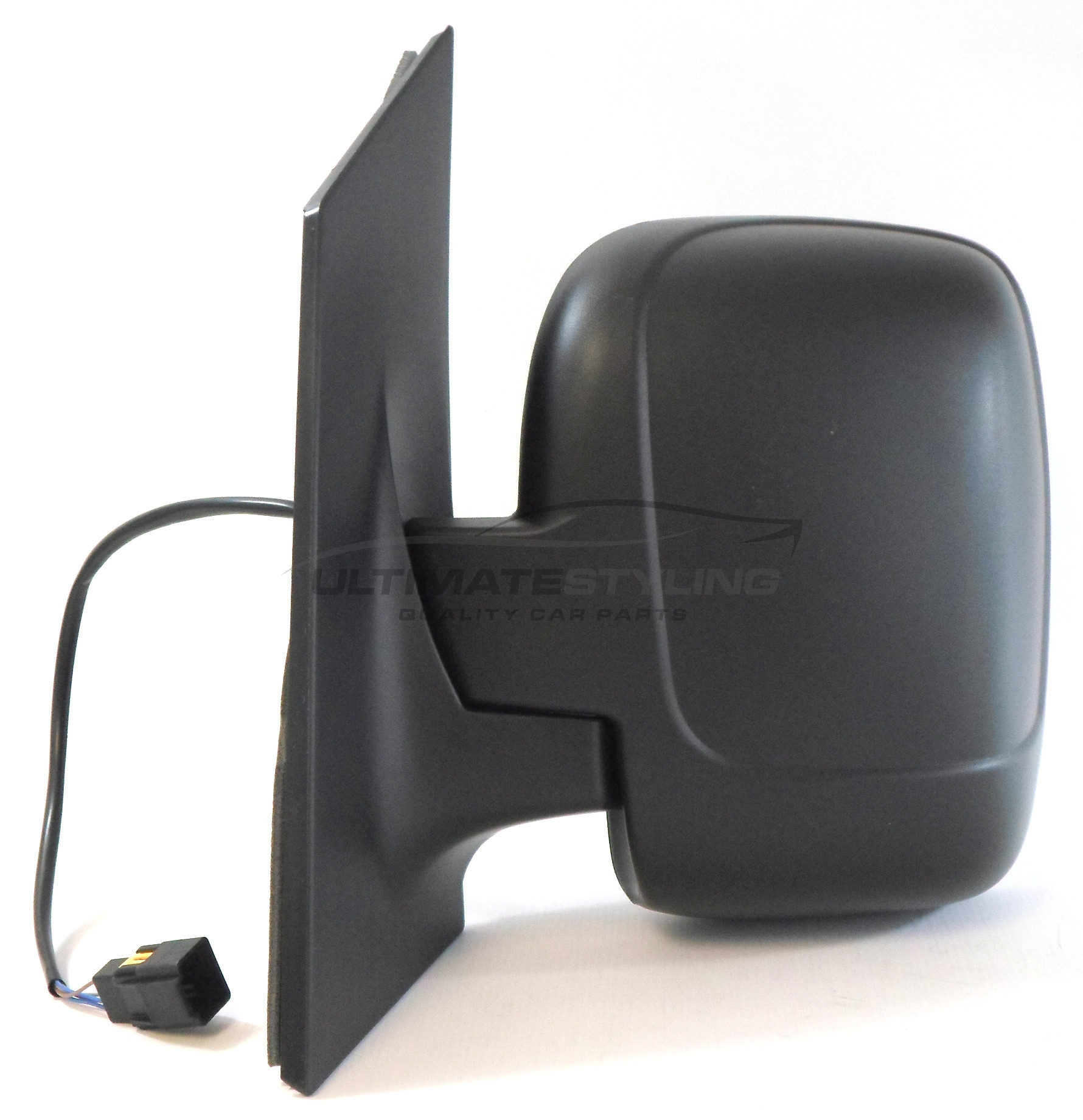 Fiat Scudo 2007-2016 / Citroen Dispatch 2007-2016 / Peugeot Expert 2007-2016 Wing Mirror / Door Mirror - Passenger Side (LH) - Electric adjustment - Heated Glass - Black