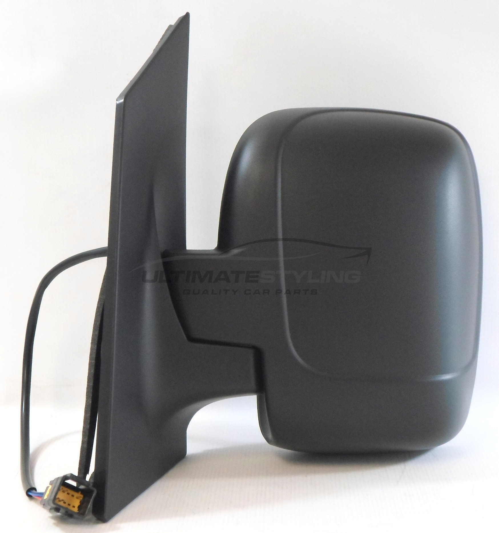 Fiat Scudo 2007-2016 / Citroen Dispatch 2007-2016 / Peugeot Expert 2007-2016 / Toyota Proace 2013-2016 Wing Mirror / Door Mirror - Passenger Side (LH) - Electric adjustment - Heated Glass - Black