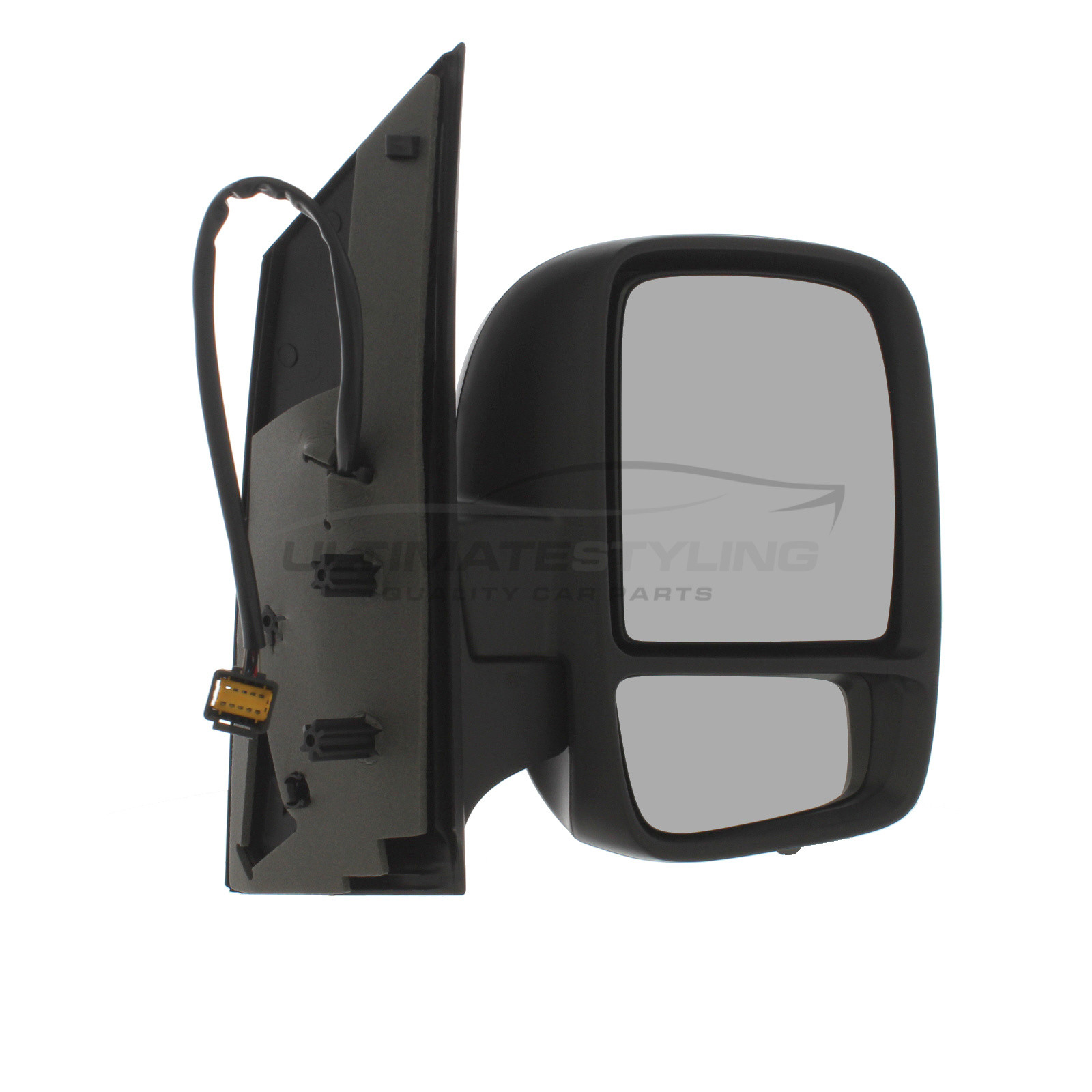 Fiat Scudo 2007-2016 / Citroen Dispatch 2007-2016 / Peugeot Expert 2007-2016 / Toyota Proace 2013-2016 Wing Mirror / Door Mirror - Drivers Side (RH) - Electric adjustment - Heated Glass - Temperature Sensor - Primed