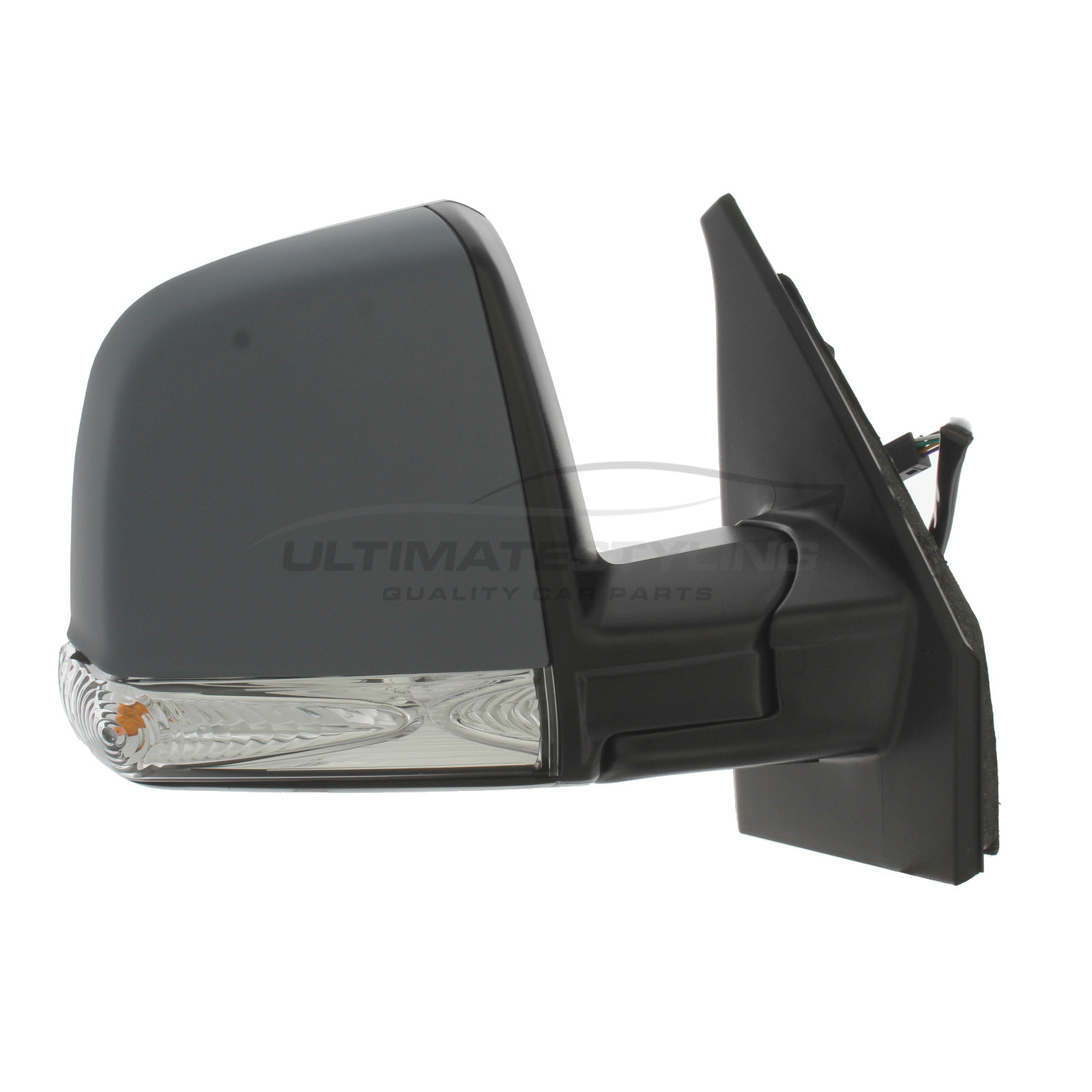 Fiat Doblo 2010> Wing Mirror / Door Mirror - Drivers Side (RH) - Electric adjustment - Heated Glass - Indicator - Primed