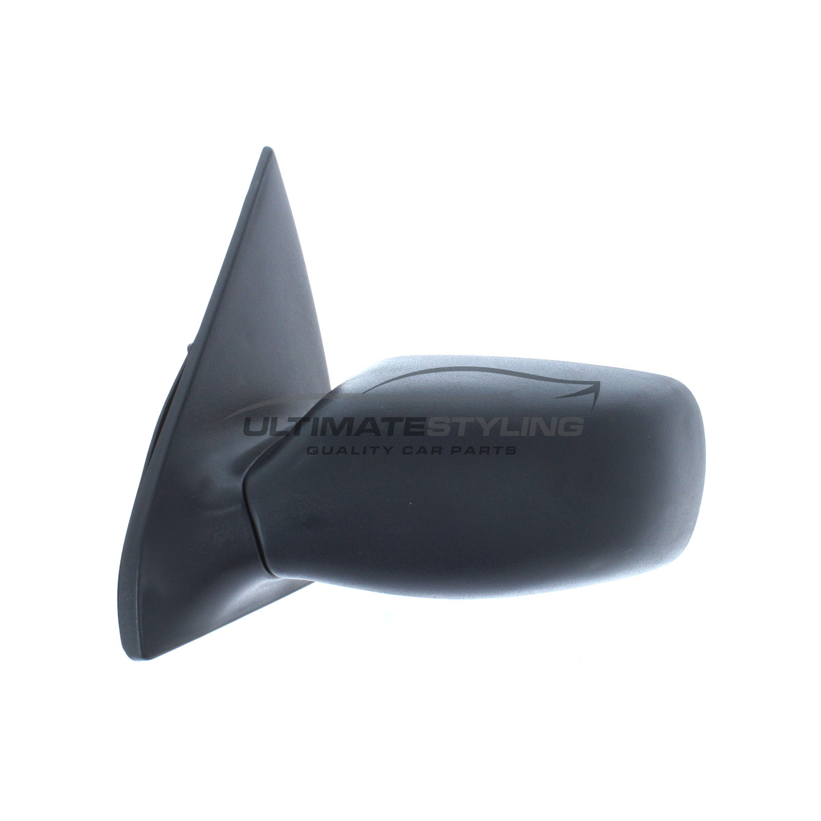 Ford Fiesta Wing Mirror / Door Mirror - Passenger Side (LH) - Cable adjustment - Non-Heated Glass - Black