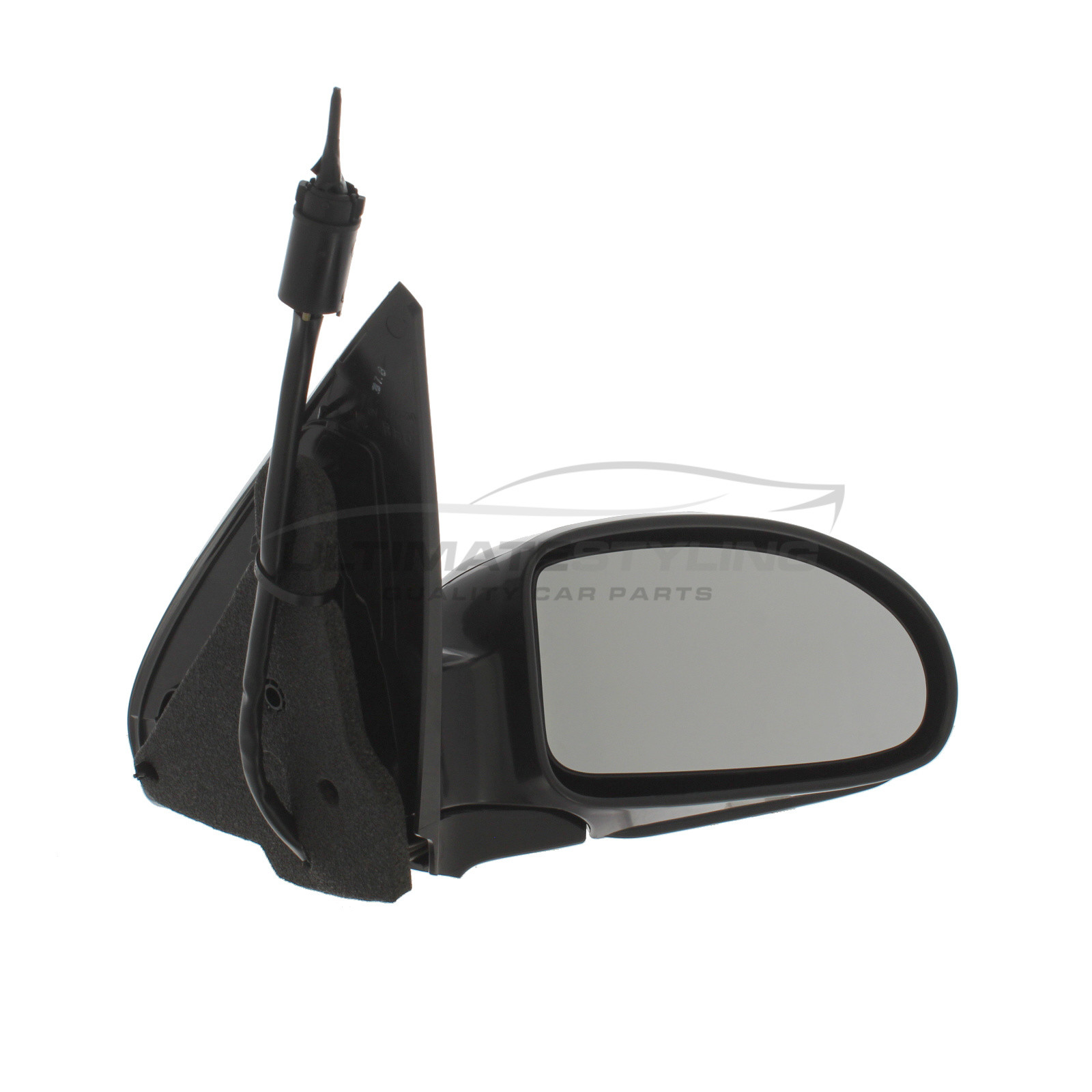 2000 2001 2002 2003 2004 2005 2006 2007 Dependable Direct Driver and Passenger Textured Non-Heated Non-Folding Door Mirrors for USA Built Ford Focus 