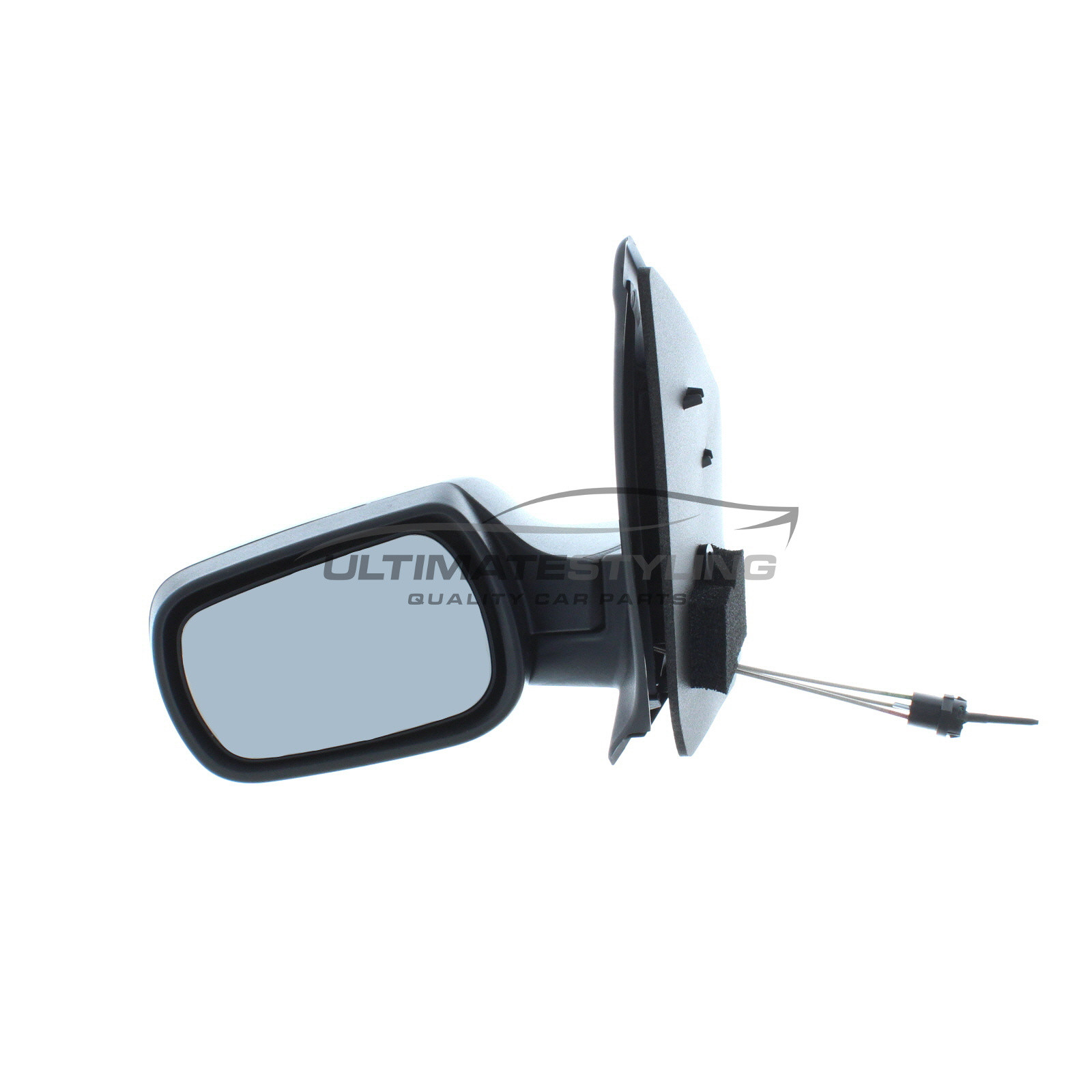 Ford Fiesta Mk6 2002-2009 Door Wing Mirror N/S Passenger Left - Manual Black