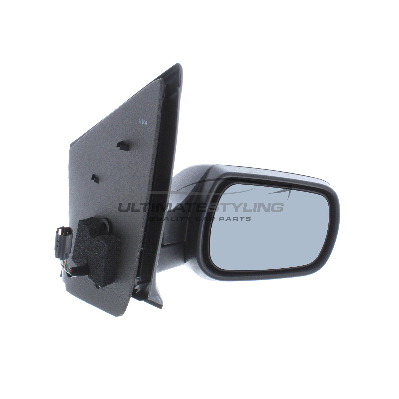 Ford Fiesta Wing Mirror / Door Mirror - Drivers Side (RH) - Electric adjustment - Heated Glass - Black