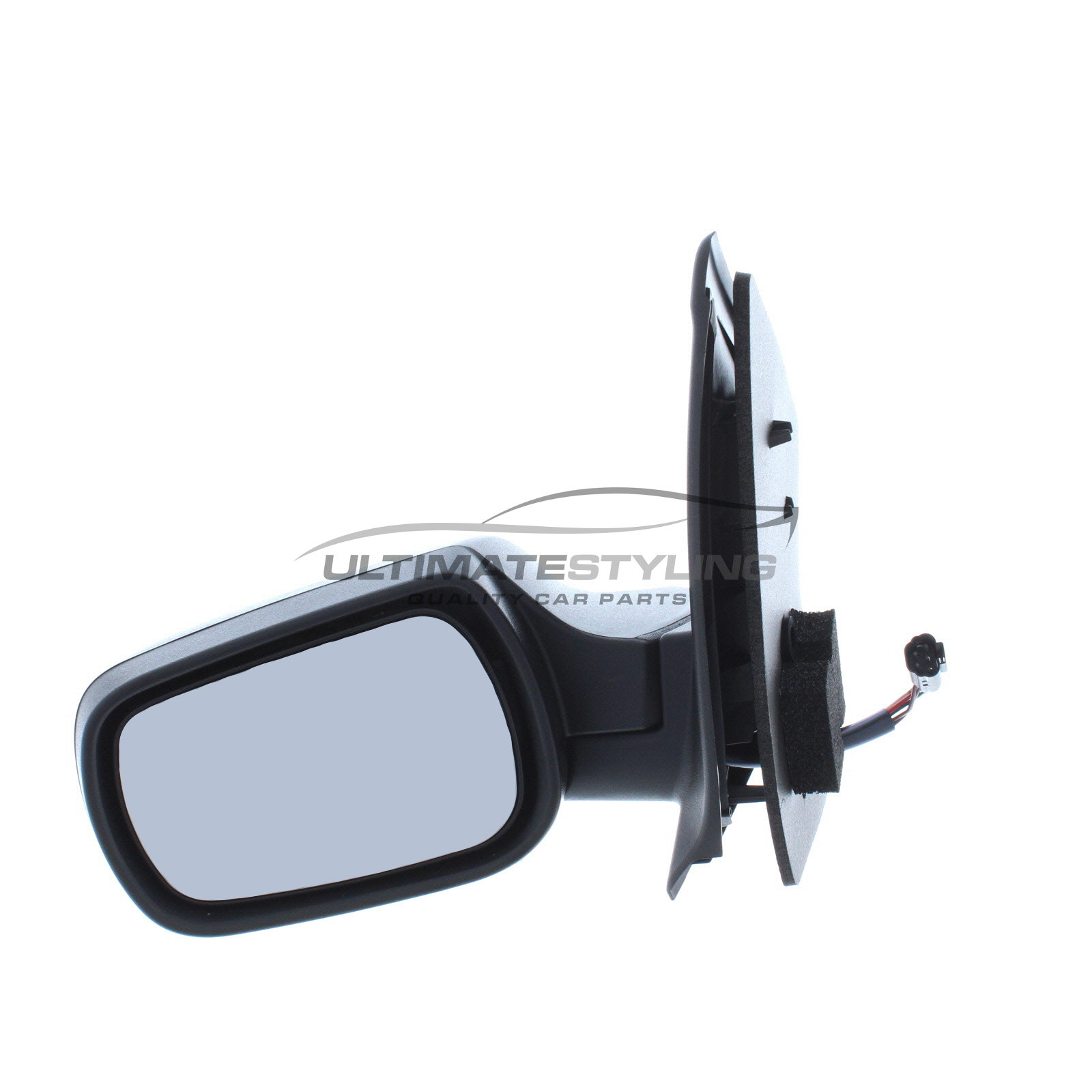Ford Fiesta Wing Mirror / Door Mirror - Passenger Side (LH) - Electric adjustment - Heated Glass - Black
