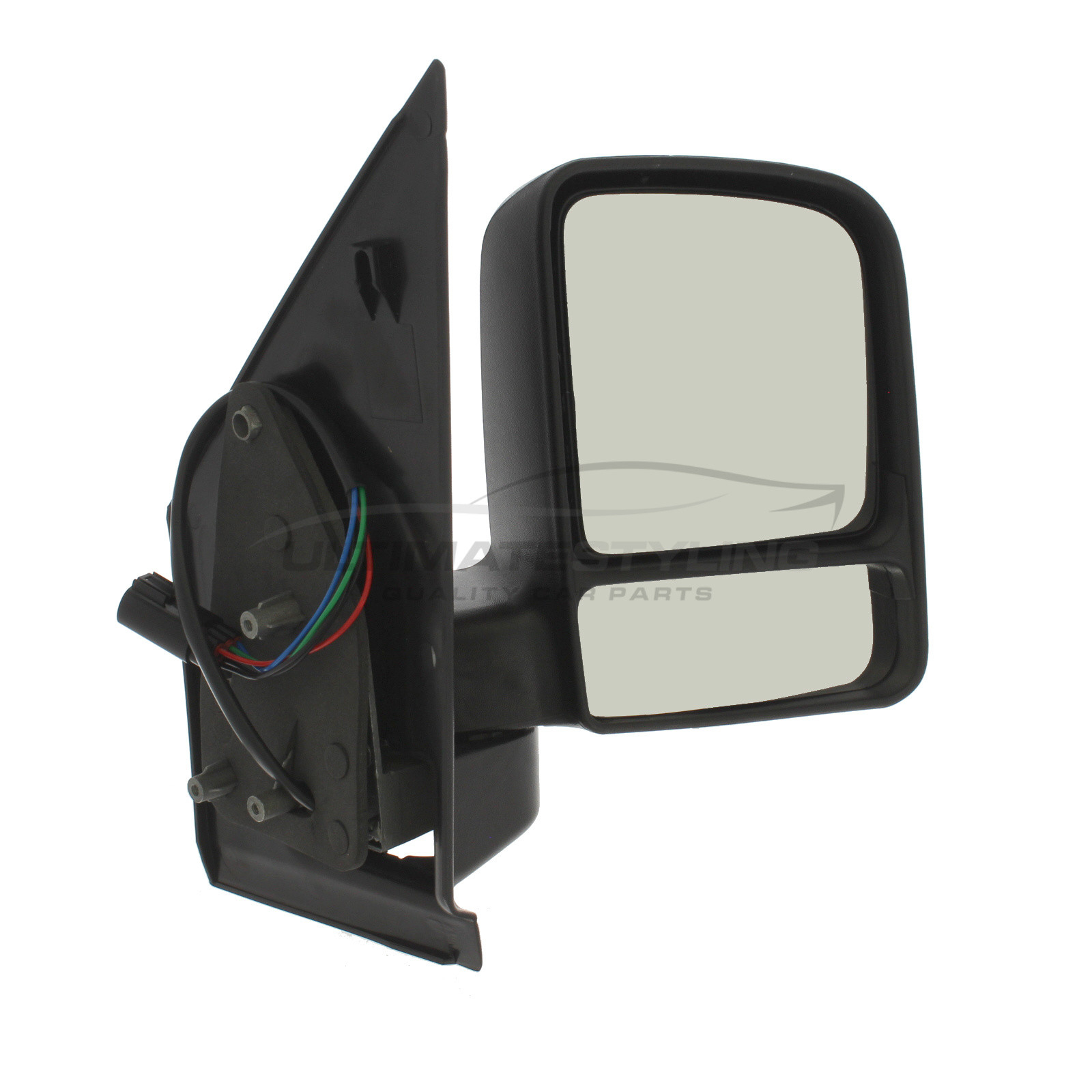 Ford Tourneo Connect / Transit Connect Wing Mirror / Door Mirror - Drivers Side (RH) - Electric adjustment - Heated Glass - Black