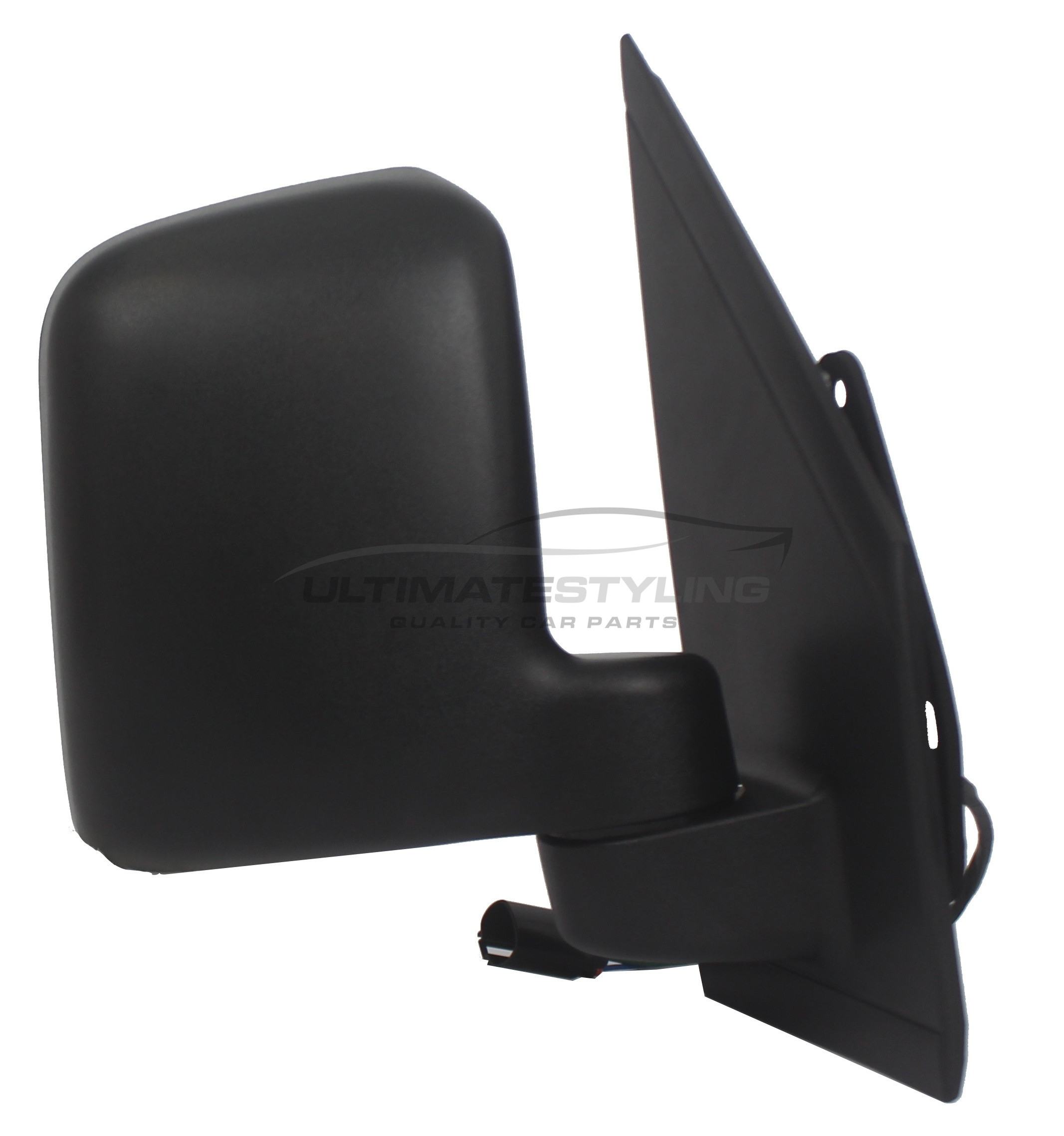 Ford Tourneo Connect / Transit Connect Wing Mirror / Door Mirror - Drivers Side (RH) - Electric adjustment - Heated Glass - Black